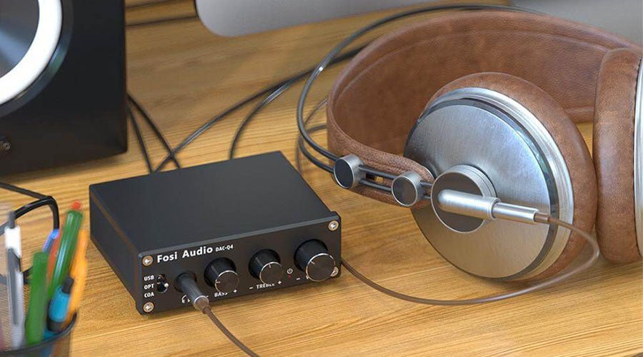 Fosi Audio Q4 DAC & Amp; Headphone Amp Perfect Combination - Fosi Audio