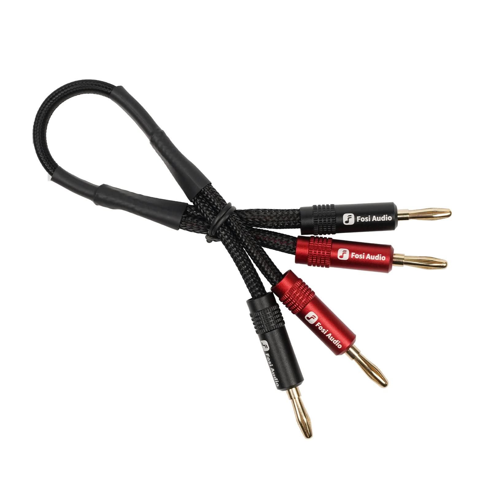 Fosi Audio Oxygen-Free Copper Speaker Cables(2 Pairs)