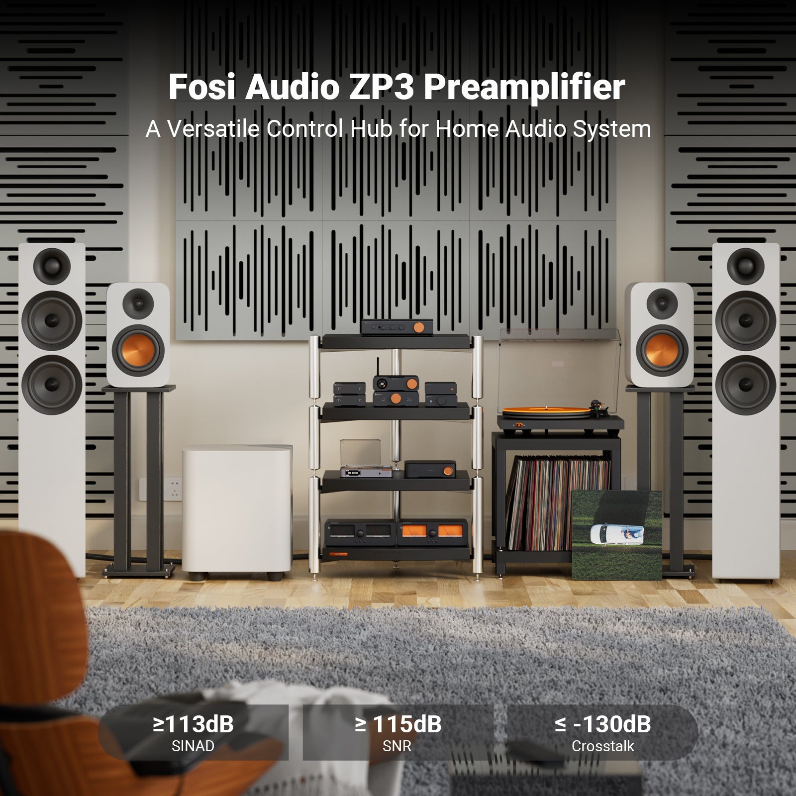 Fosi Audio ZP3 Preamplifier