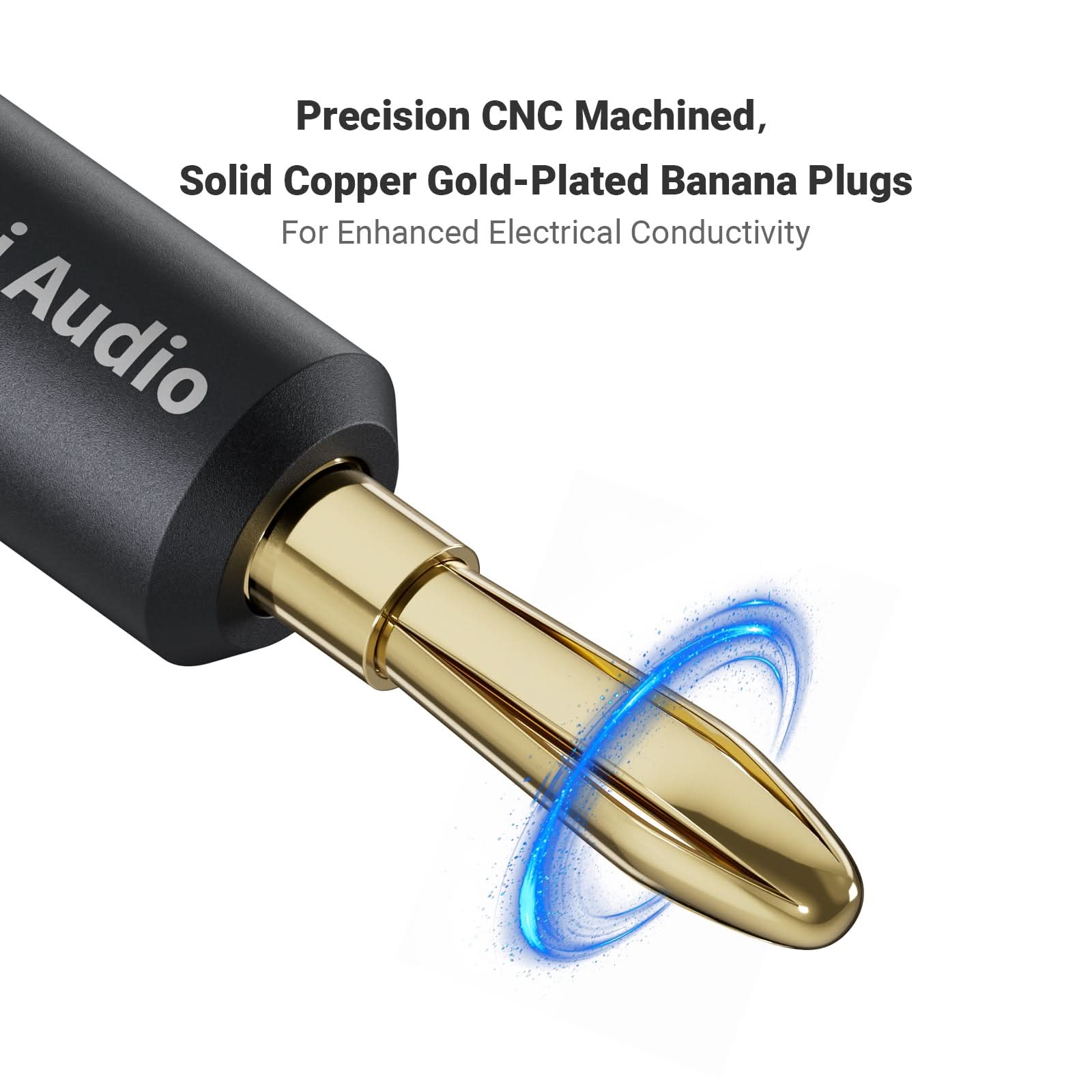 Fosi Audio Speaker Banana Plugs 2 Pairs / 4 pcs