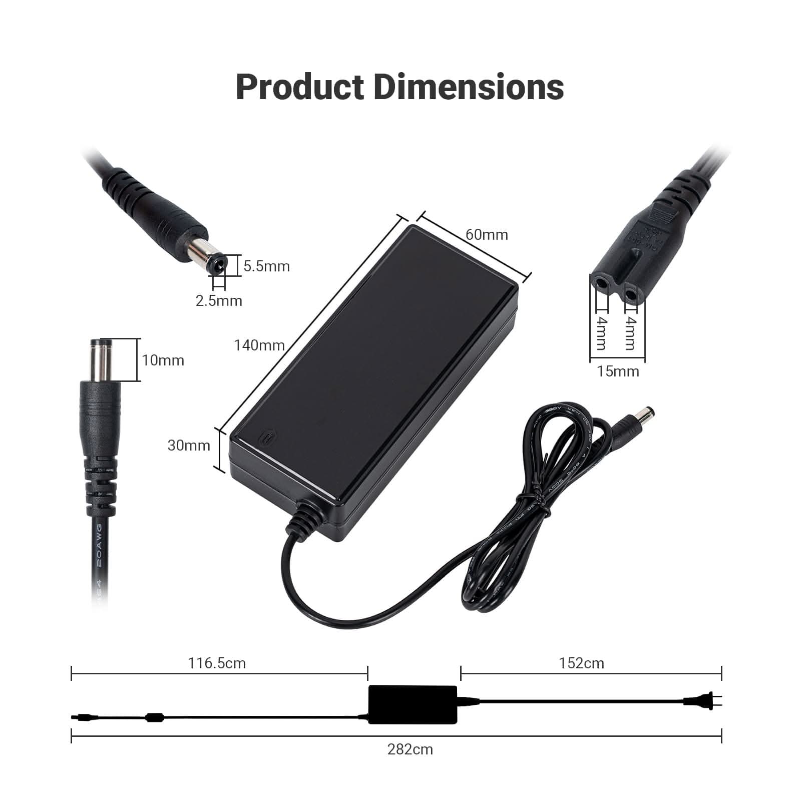 Fosi Audio 16V 1A & 24V 4.5A Power supply