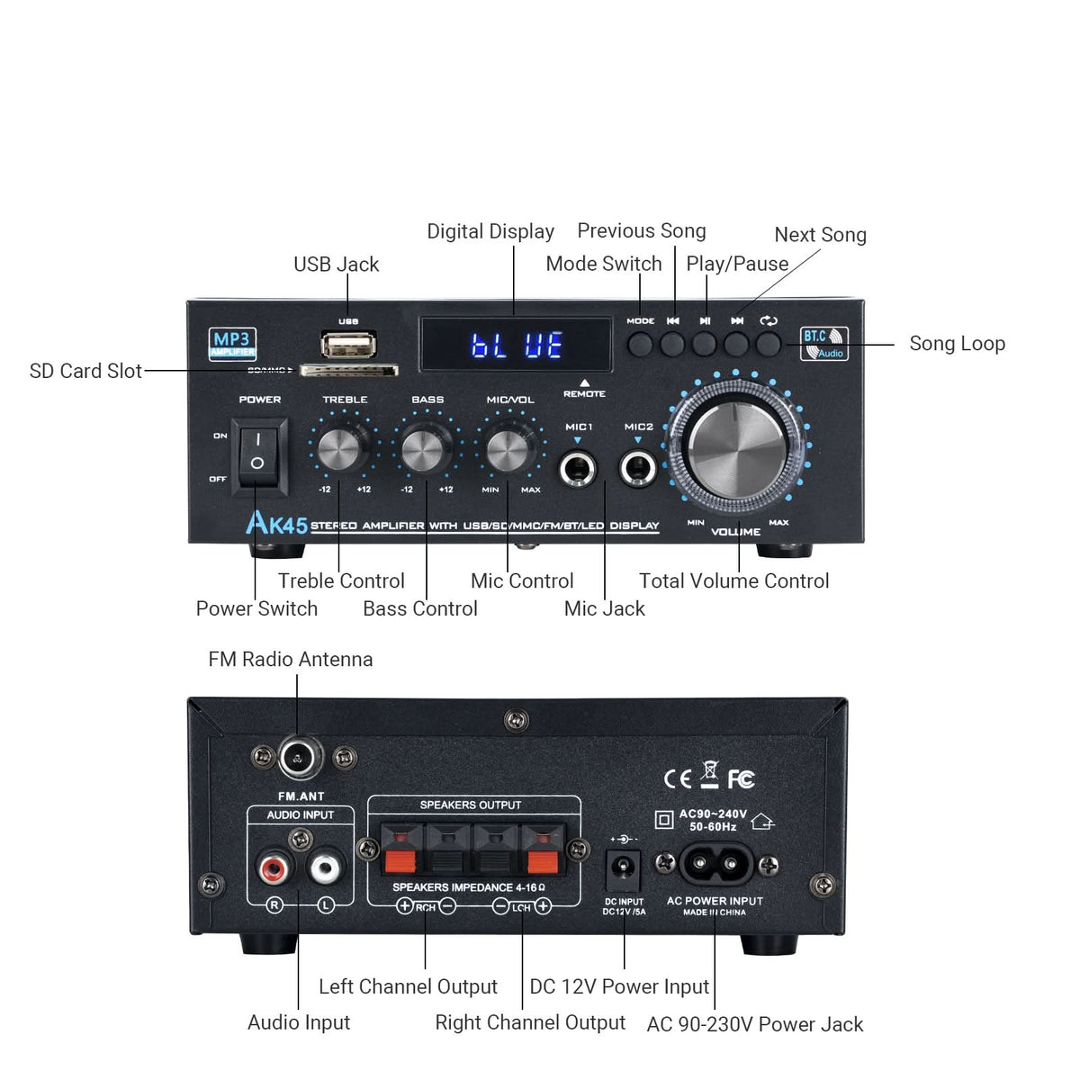 Fosi Audio AK45