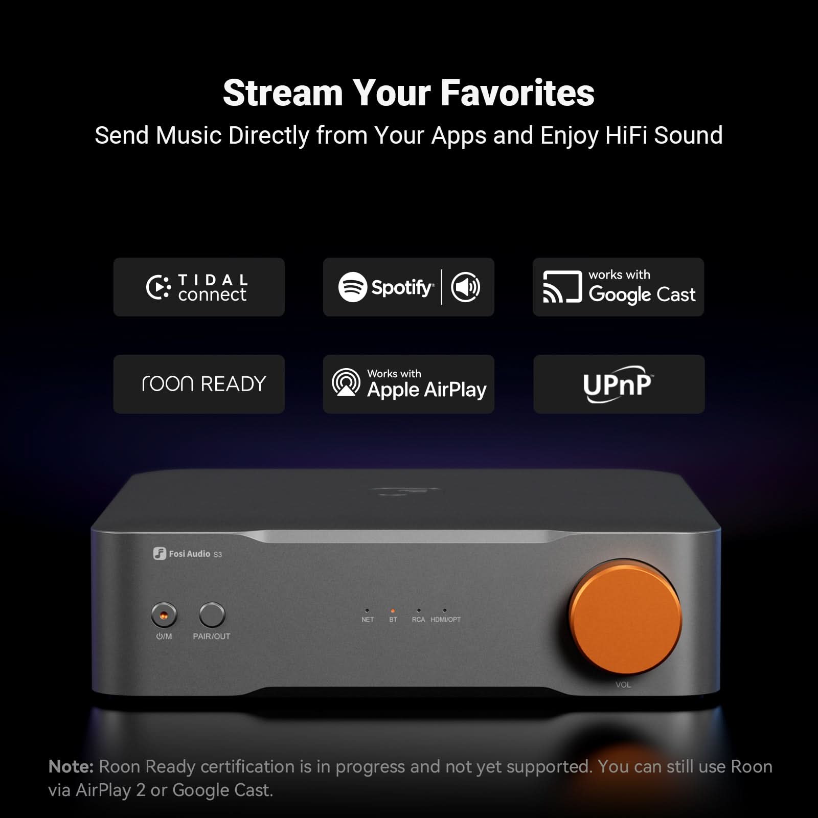 Fosi Audio S3 Balanced HiFi Streamer - Fosi Audio