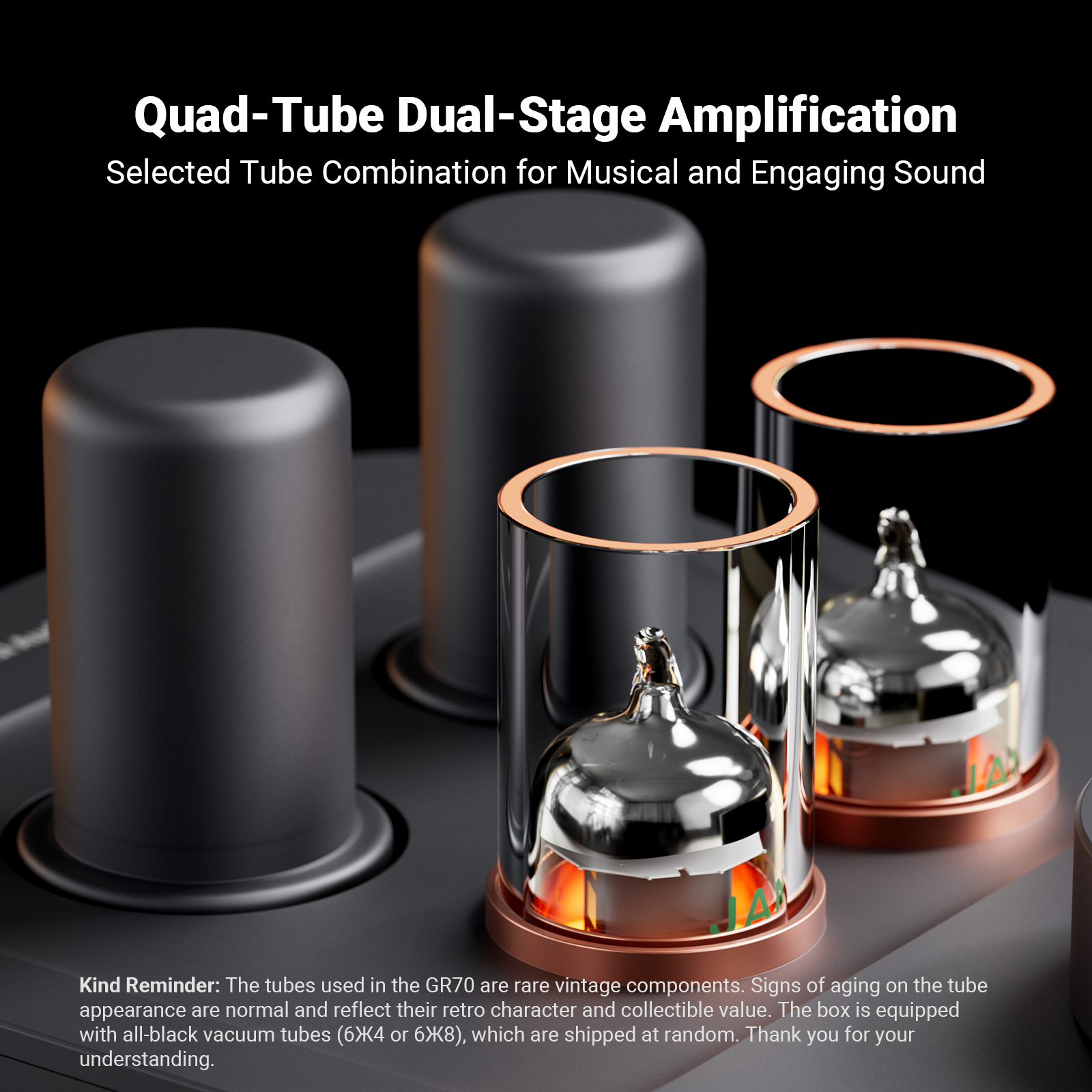 Fosi Audio GR70 Tube Headphone Amp