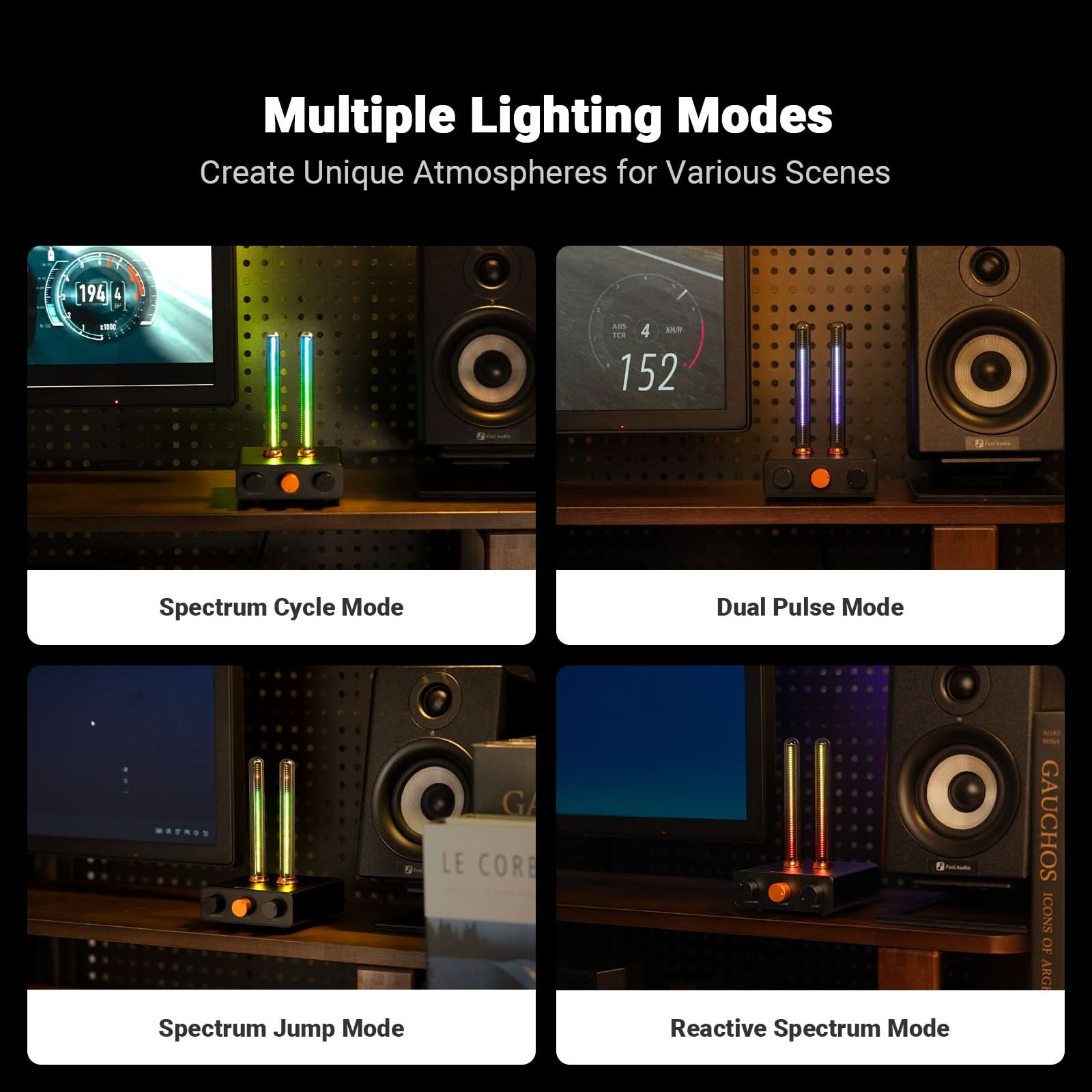 Fosi Audio Visualizer, Music Rhythm Ambient Light - Fosi Audio