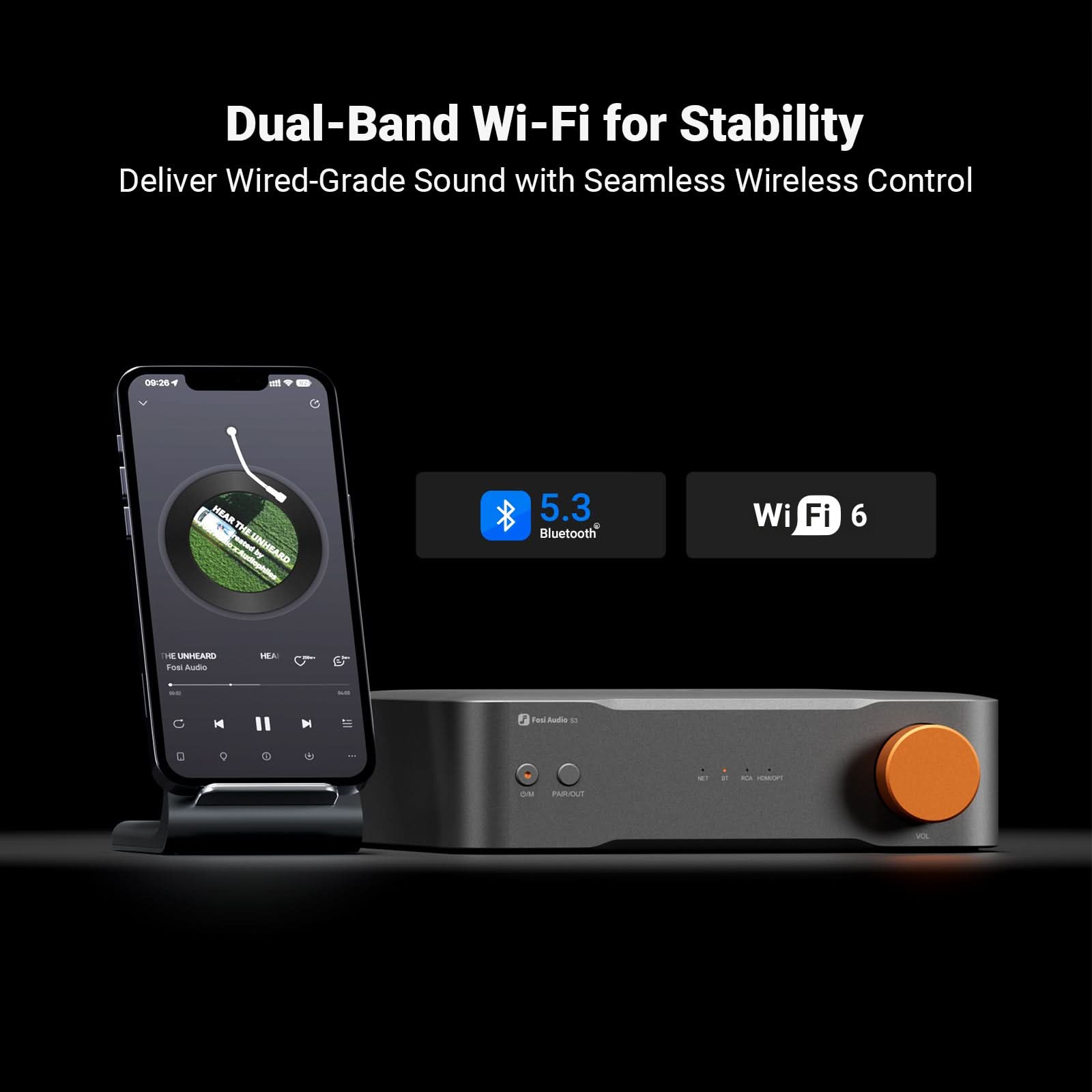 Fosi Audio S3 Balanced HiFi Streamer - Fosi Audio