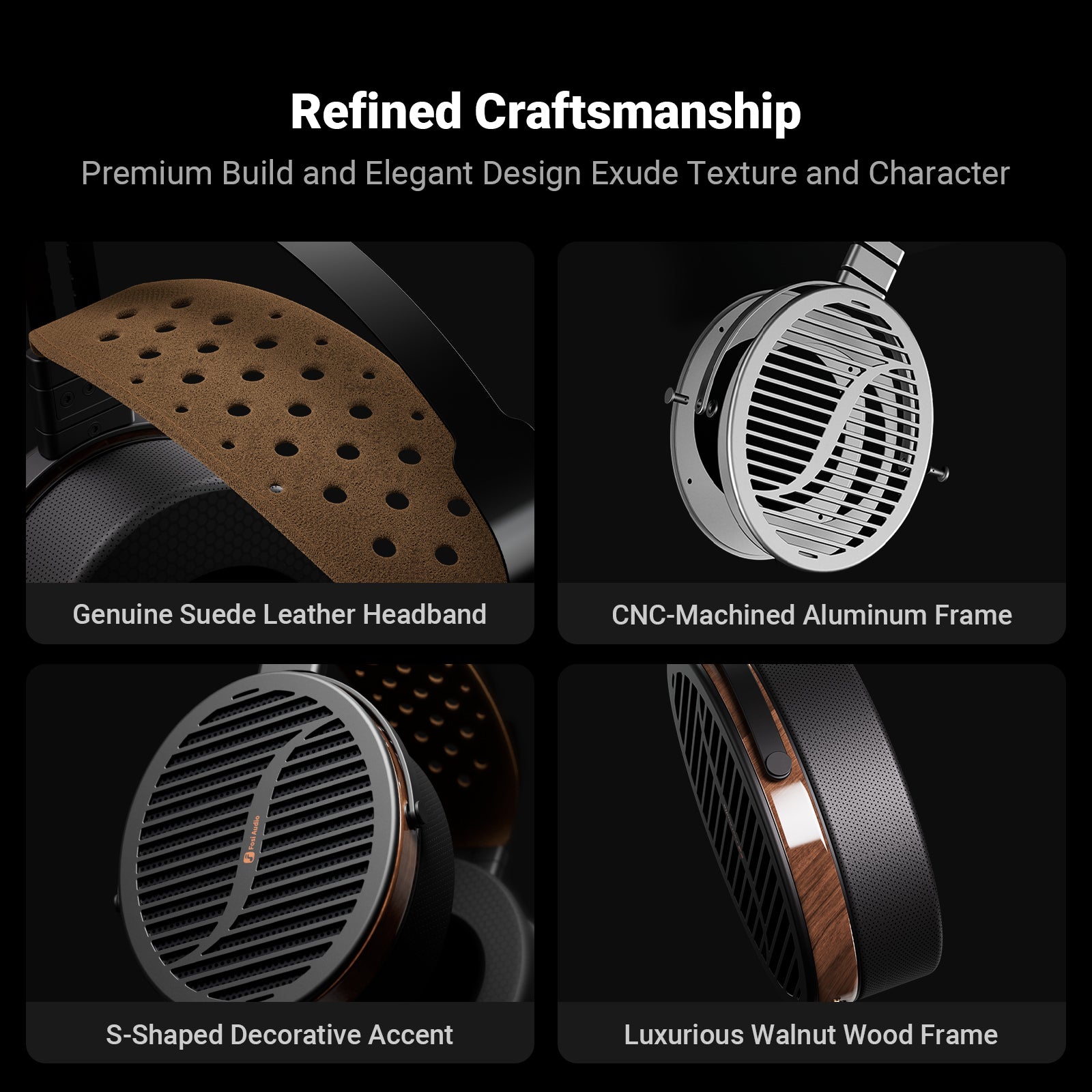 Fosi Audio i5 Open-Back Planar Magnetic Headphones