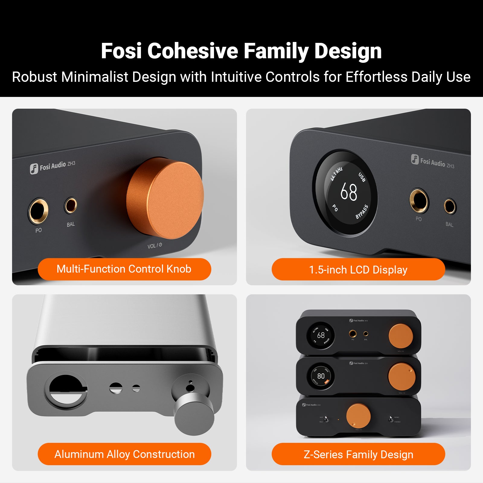 Fosi Audio ZH3 DAC Headphone Amp