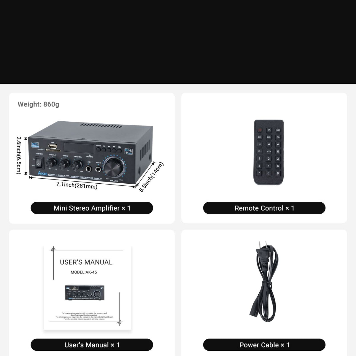 Fosi Audio AK45