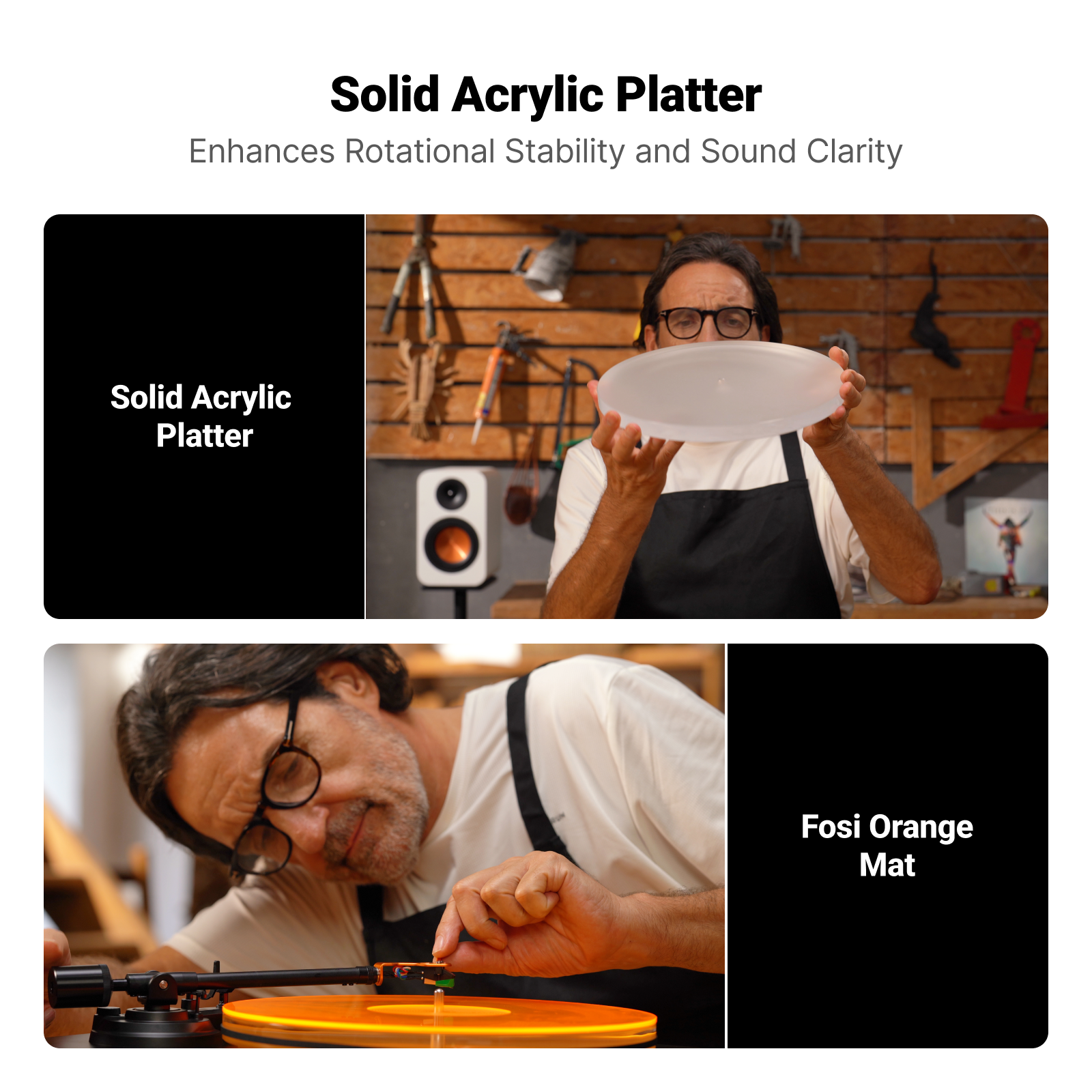 Fosi Audio Luna3 Turntable