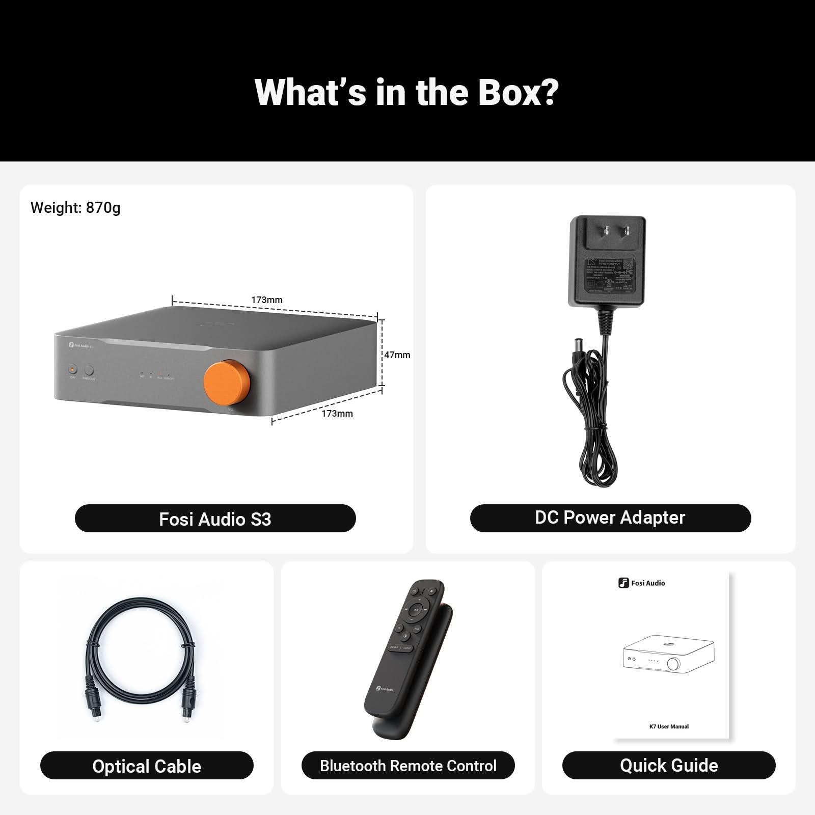 Fosi Audio S3 Balanced HiFi Streamer - Fosi Audio