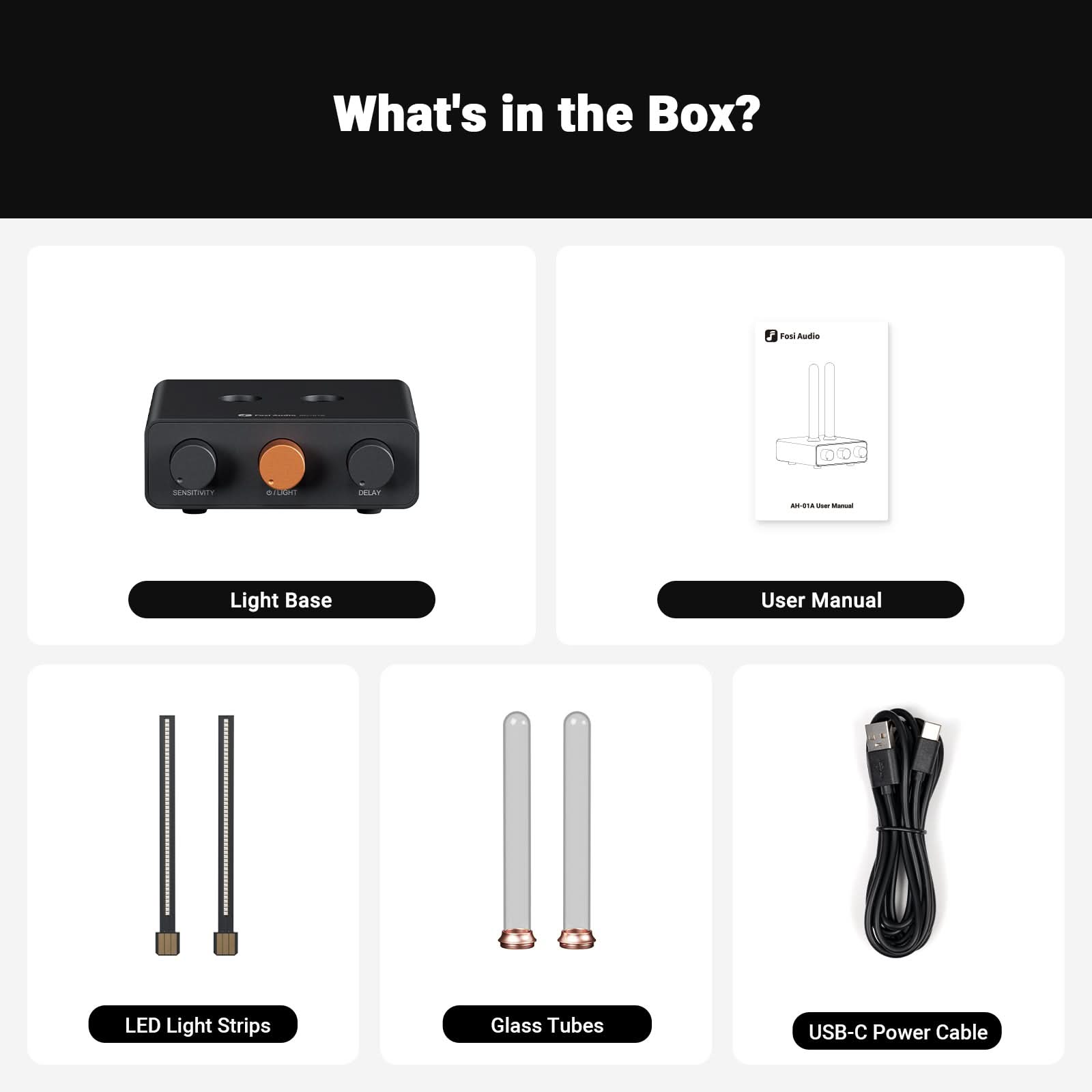 Fosi Audio Visualizer, Music Rhythm Ambient Light - Fosi Audio