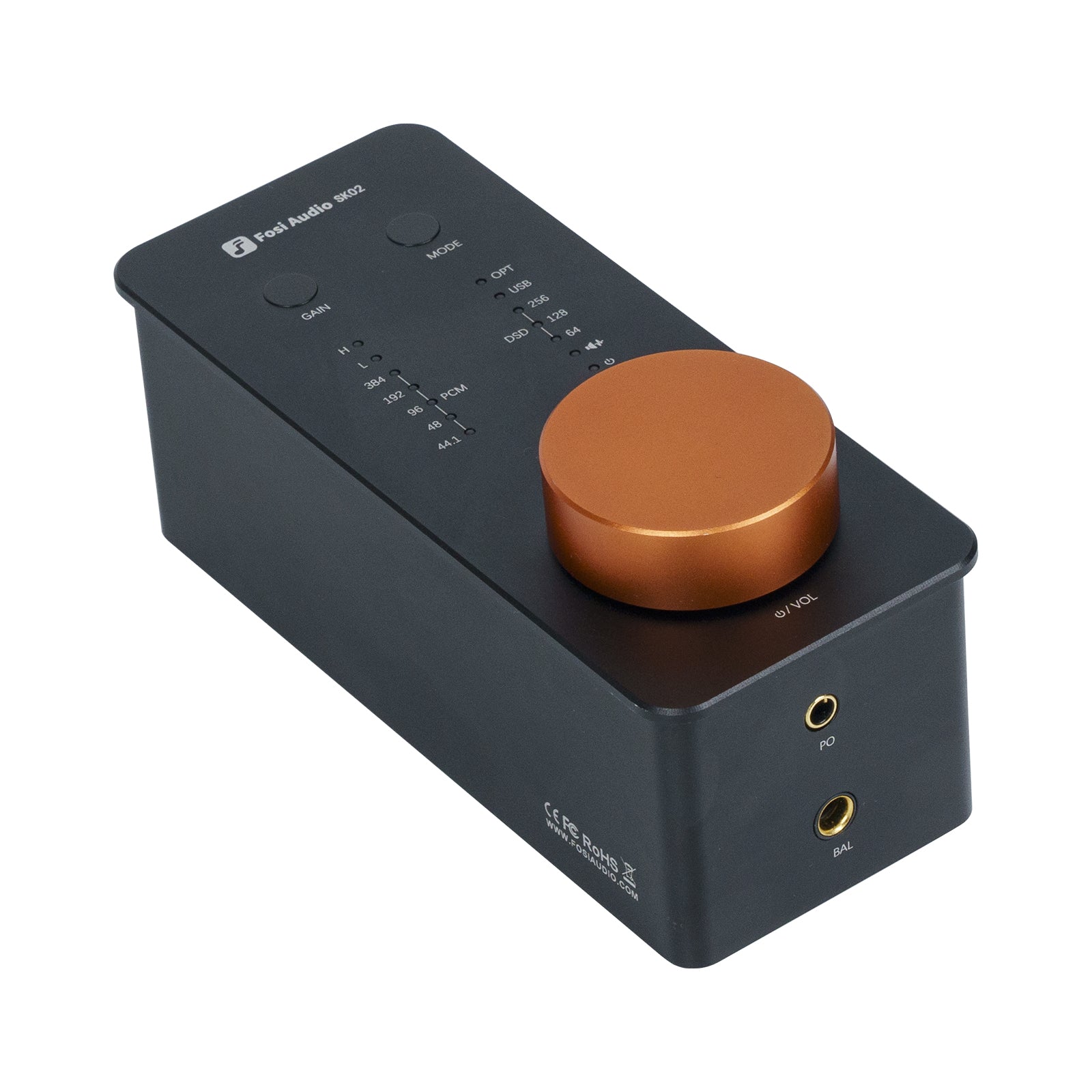 Fosi Audio SK02 Desktop DAC Headphone Amplifier