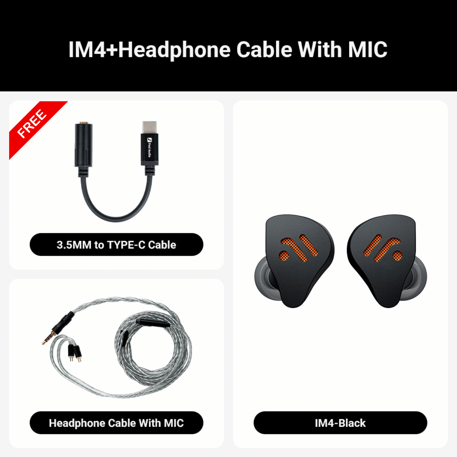 Fosi Audio IM4 Open-Back In-Ear Monitor