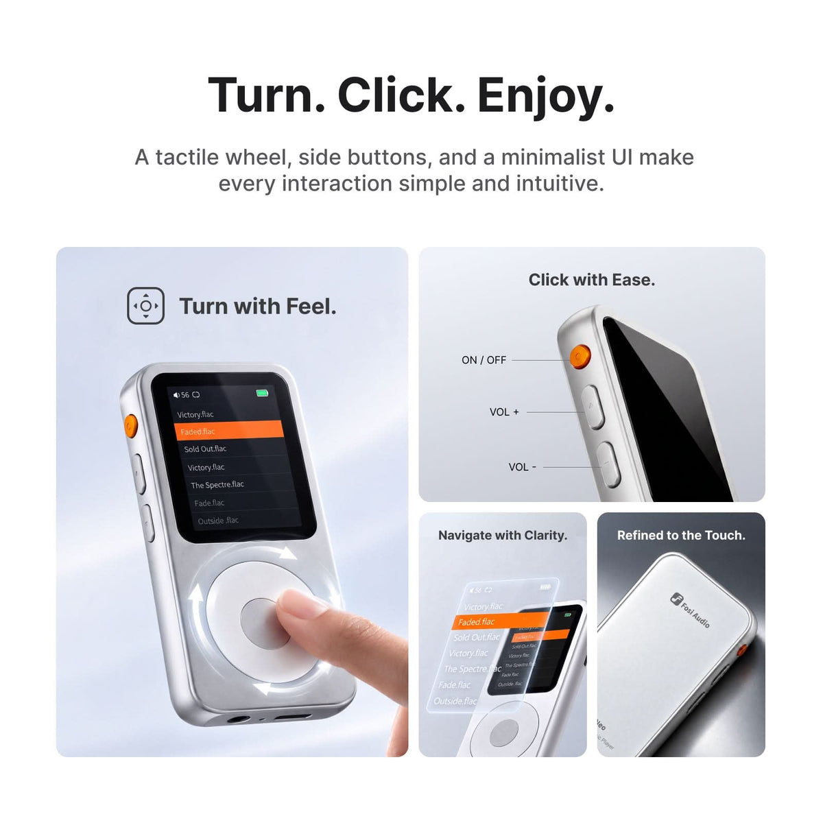 Fosi Audio DAP Neo Modern Classic MP3 Player