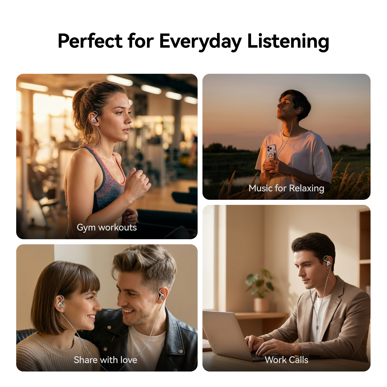 Fosi Audio IM4 Open‑Back Wired Earbuds – All‑Day Comfort for Work, Commute, or Home