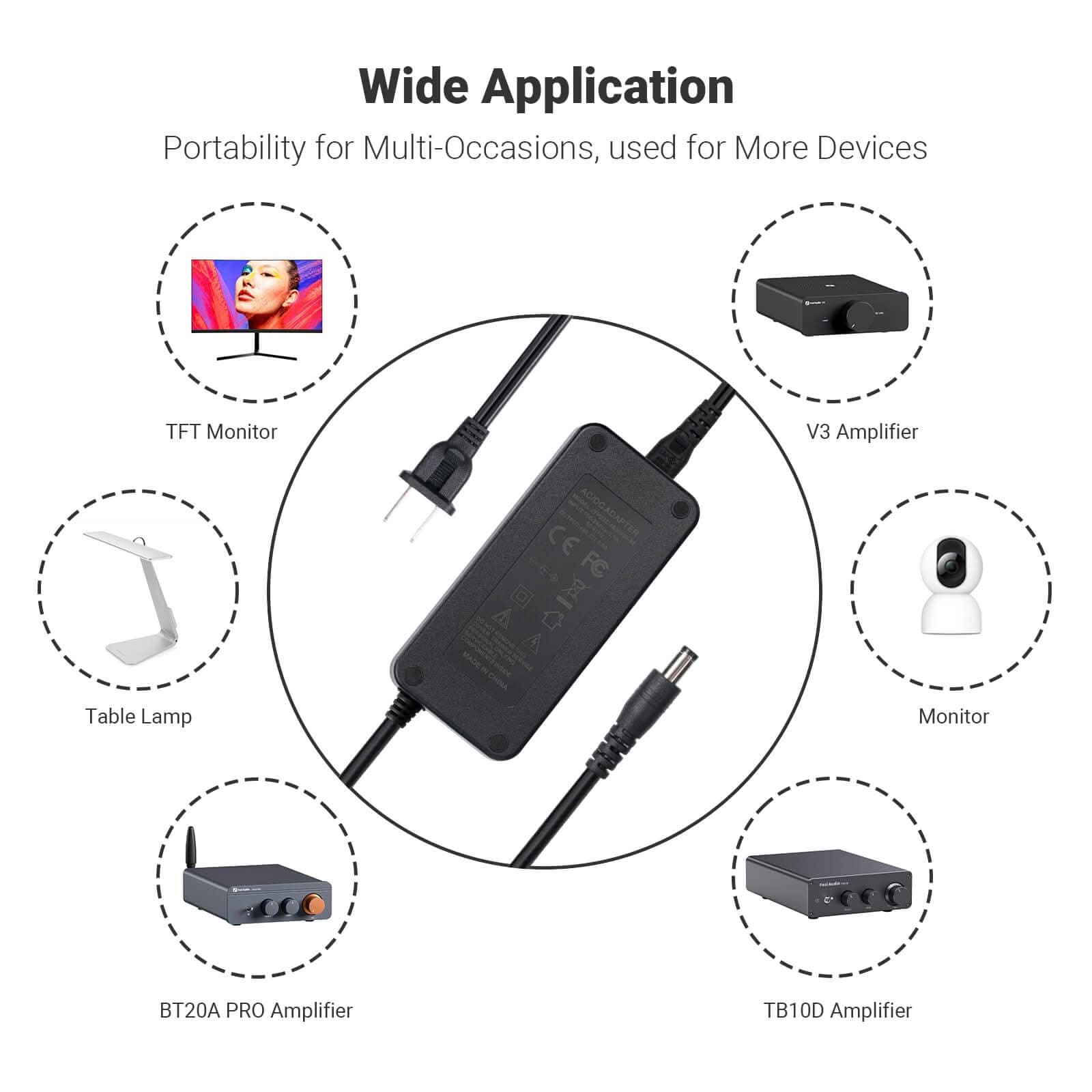 Fosi Audio 48V 5A & 10A Power Supply Unit