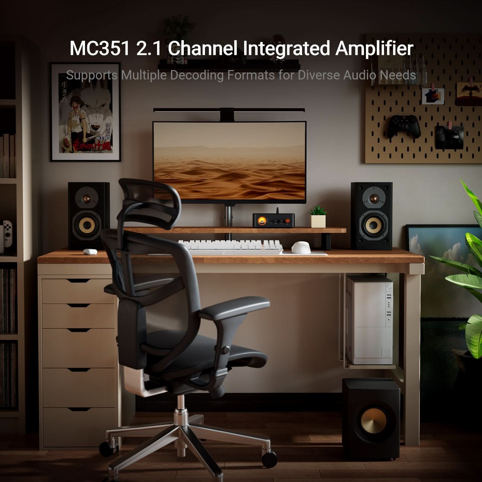 Fosi Audio MC351 2.1 Channel Integrated Amplifier