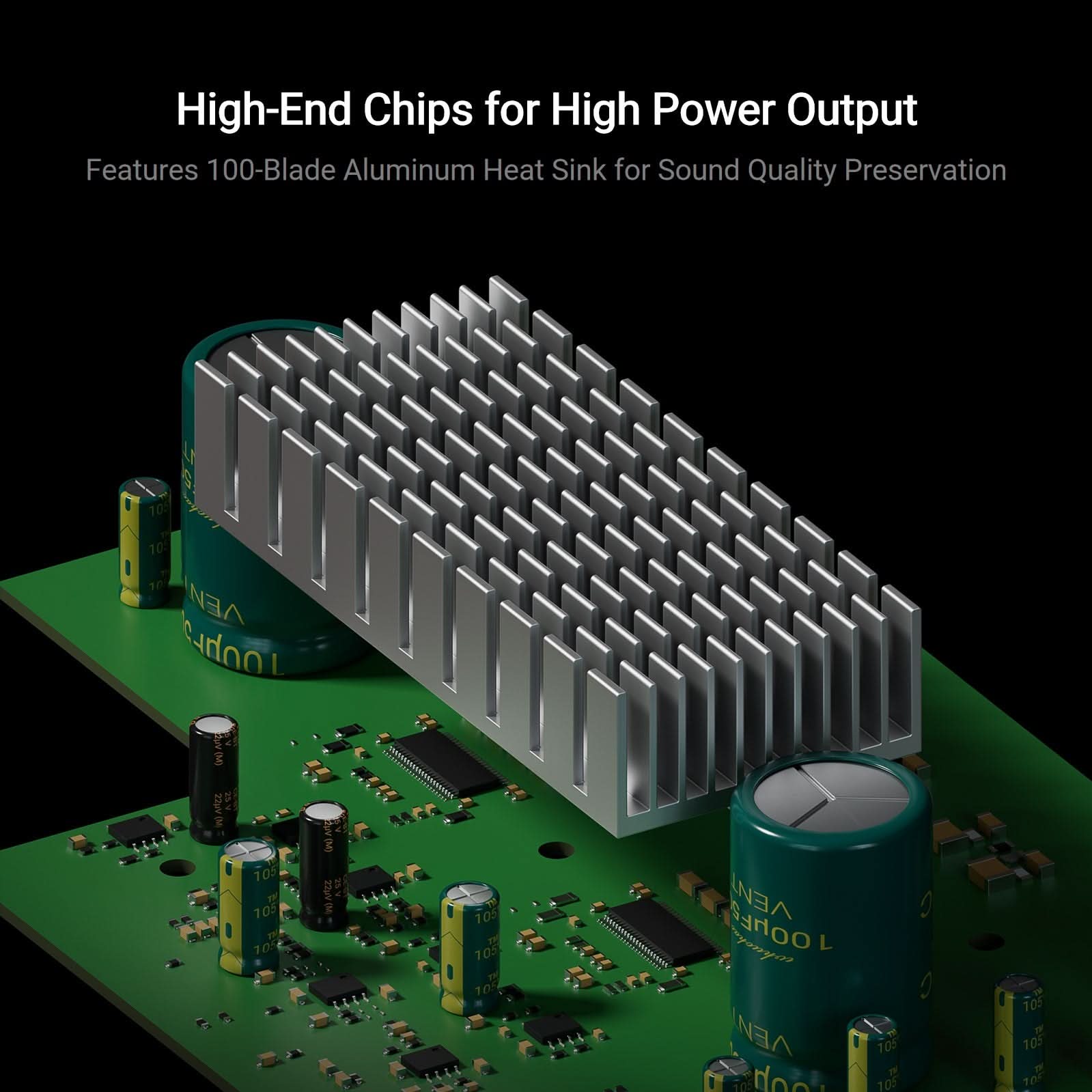 Fosi Audio MC351 2.1 Channel Integrated Amplifier