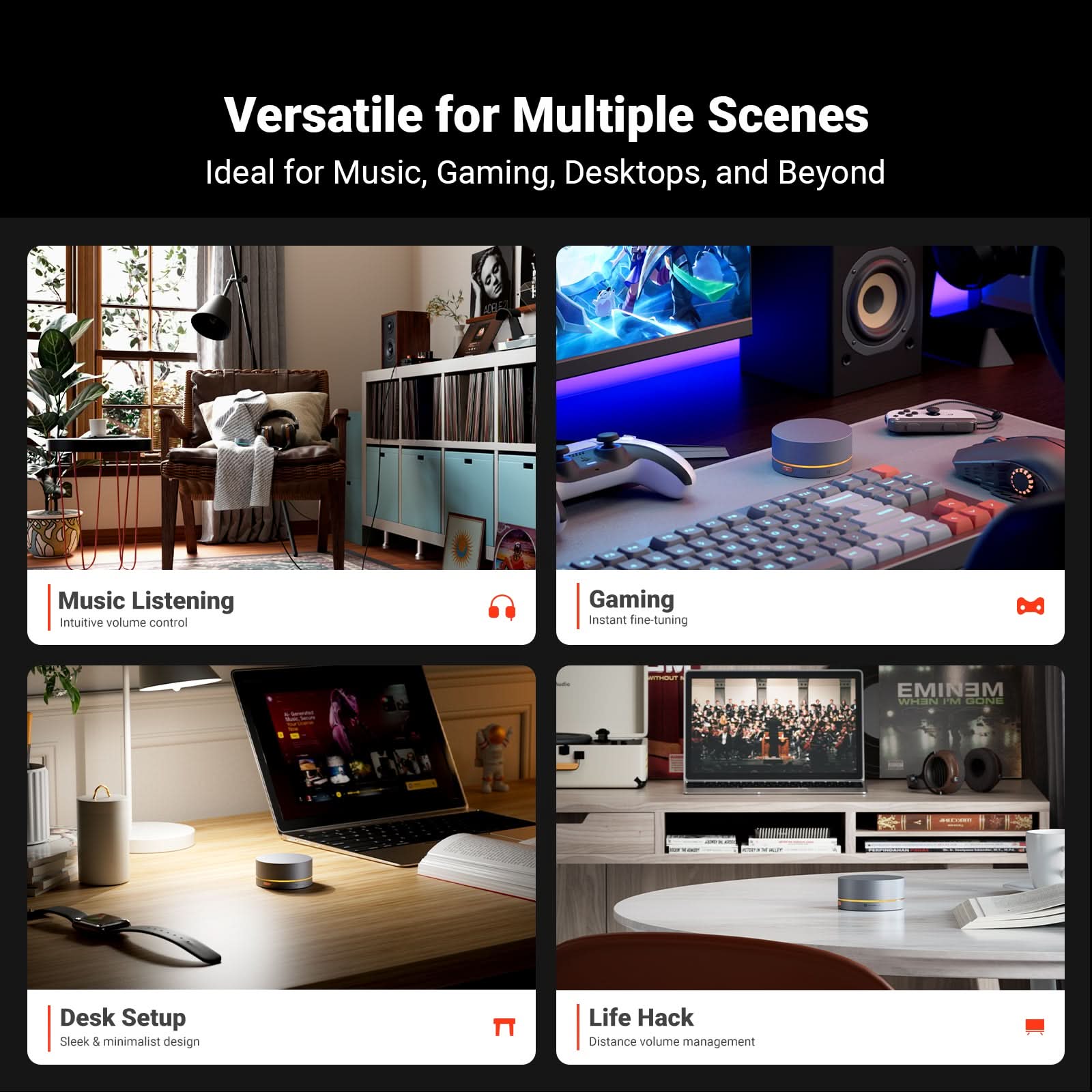 Fosi Audio VOL20 Bluetooth Volume Control Knob