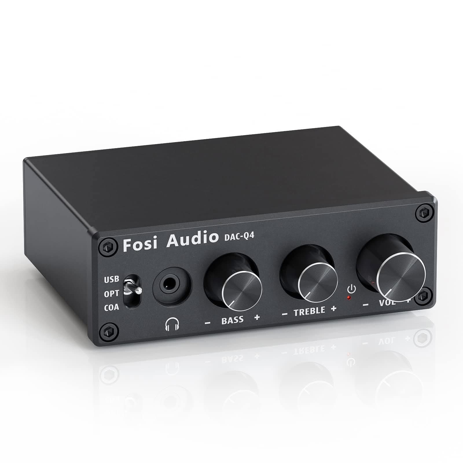 Fosi Audio Q4 Desktop DAC Headphone Amplifier