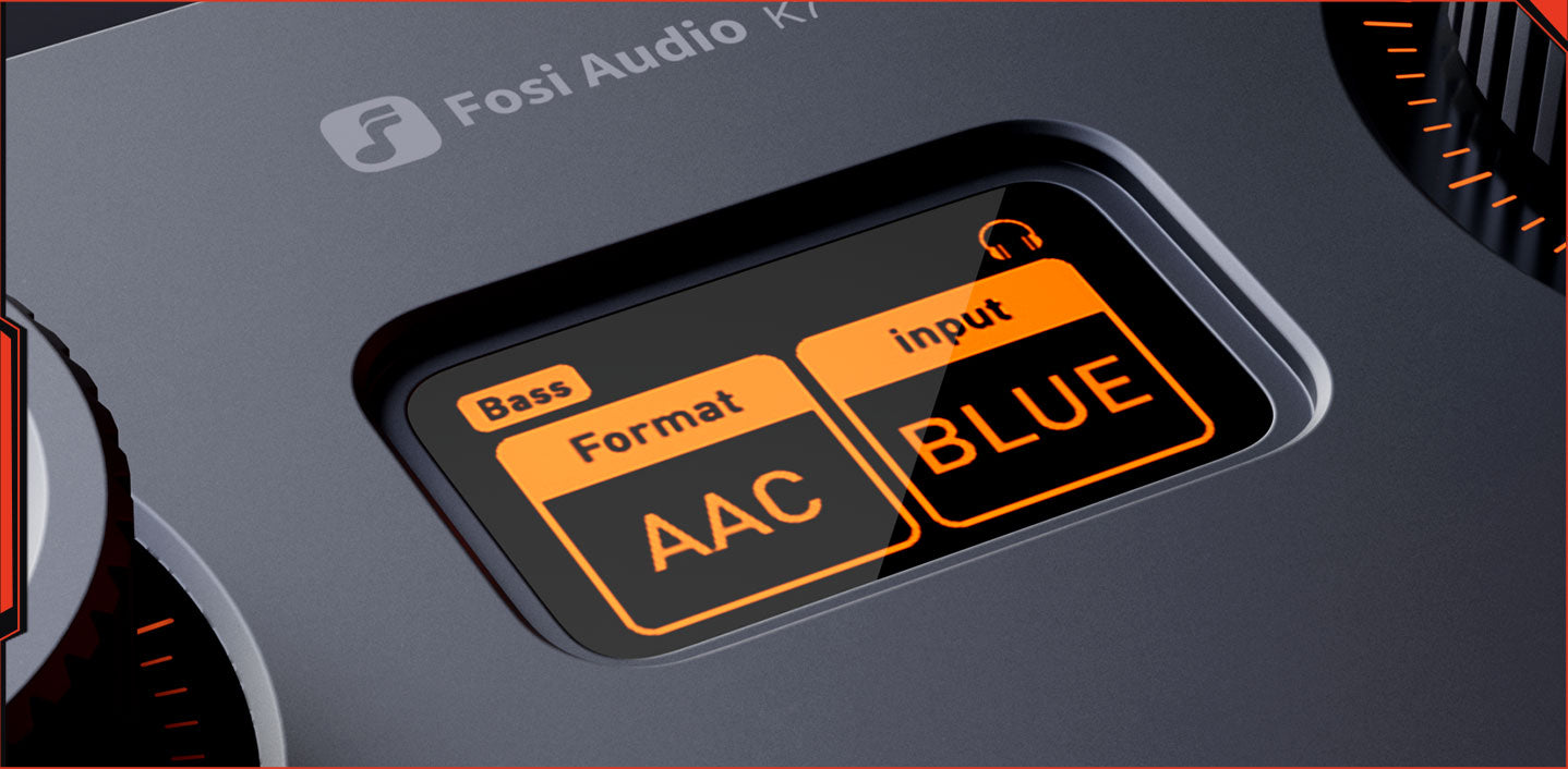 Fosi Audio 1.5-Inch OLED Design