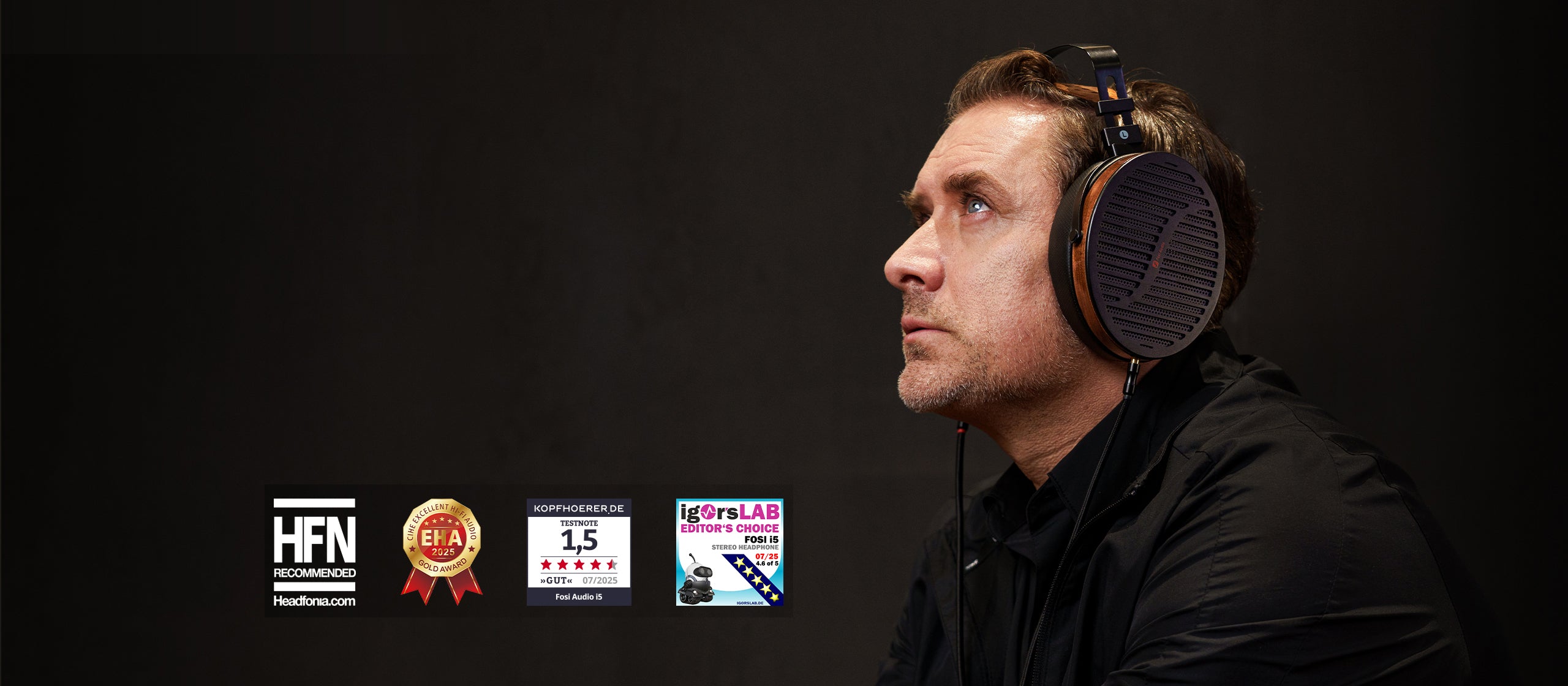 Fosi Audio i5 Planar Magnetic Headphones Fosi Audio i5 Open-Back Planar Magnetic Headphones