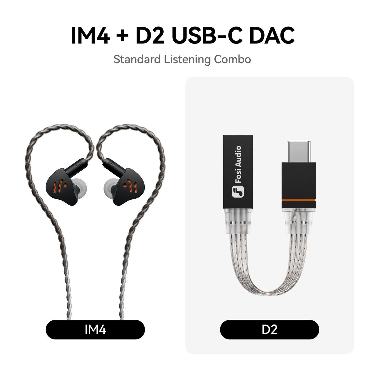 Fosi Audio IM4 Open‑Back Wired Earbuds – All‑Day Comfort for Work, Commute, or Home