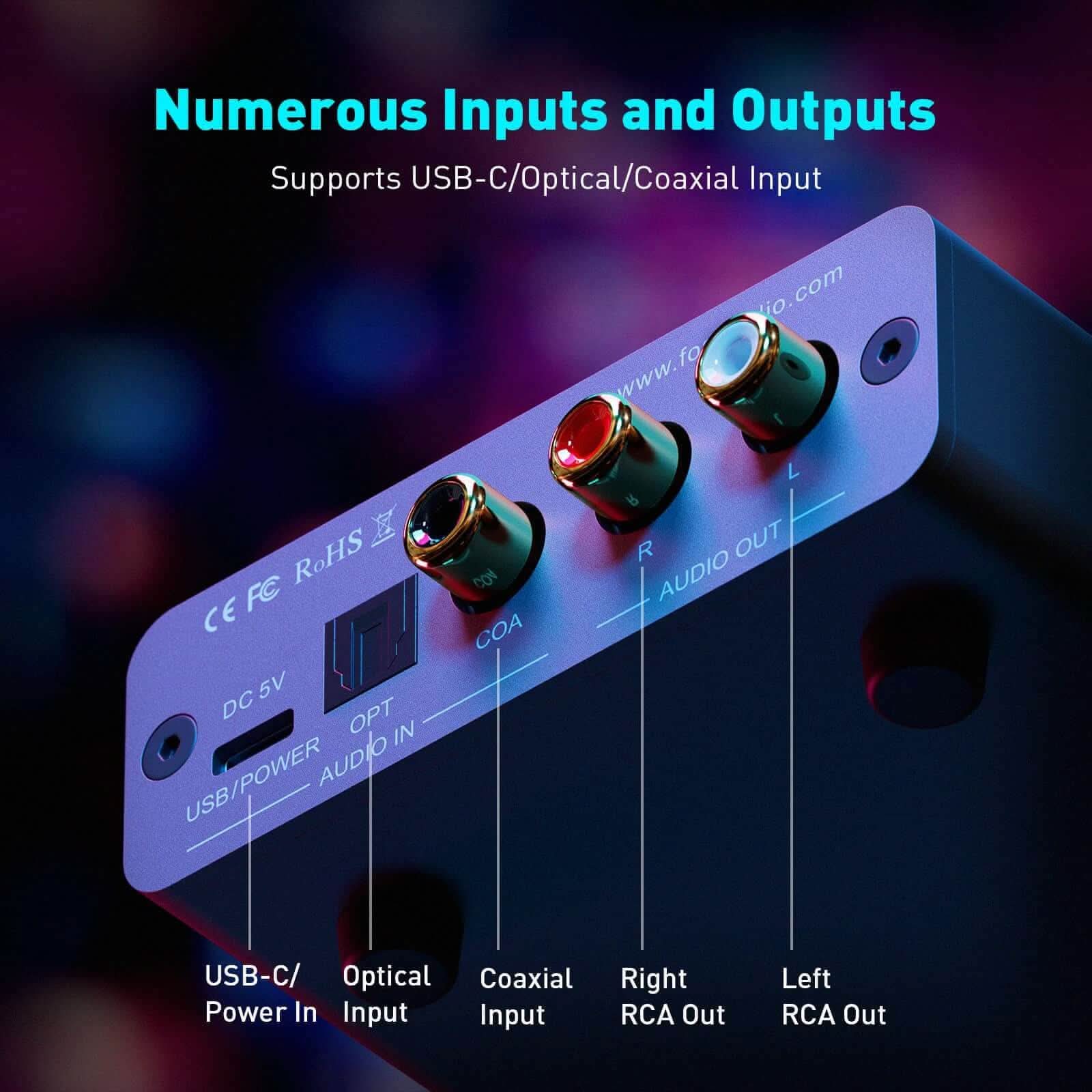Fosi Audio K5 Pro Gaming DAC Headphone Amplifier
