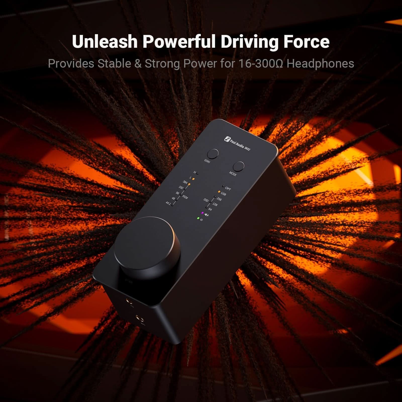Fosi Audio SK02 Desktop DAC/Headphone Amp - Fosi Audio