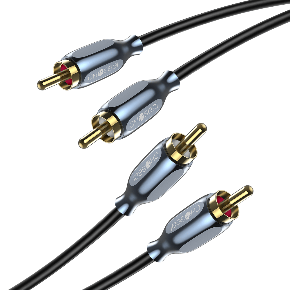 Choseal RCA Cable 3.5mm AUX RCA Adapter Cables 1.8M 5.9 Feet - Fosi Audio
