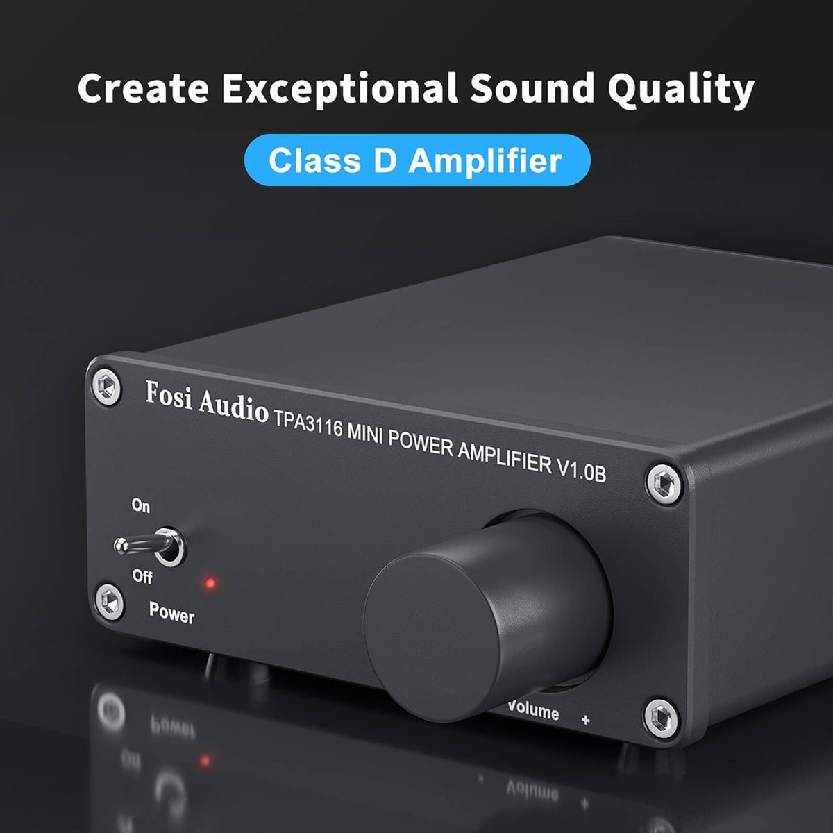 Fosi Audio Class d Amplifier Hifi Audio, Audio Amplifier 300w