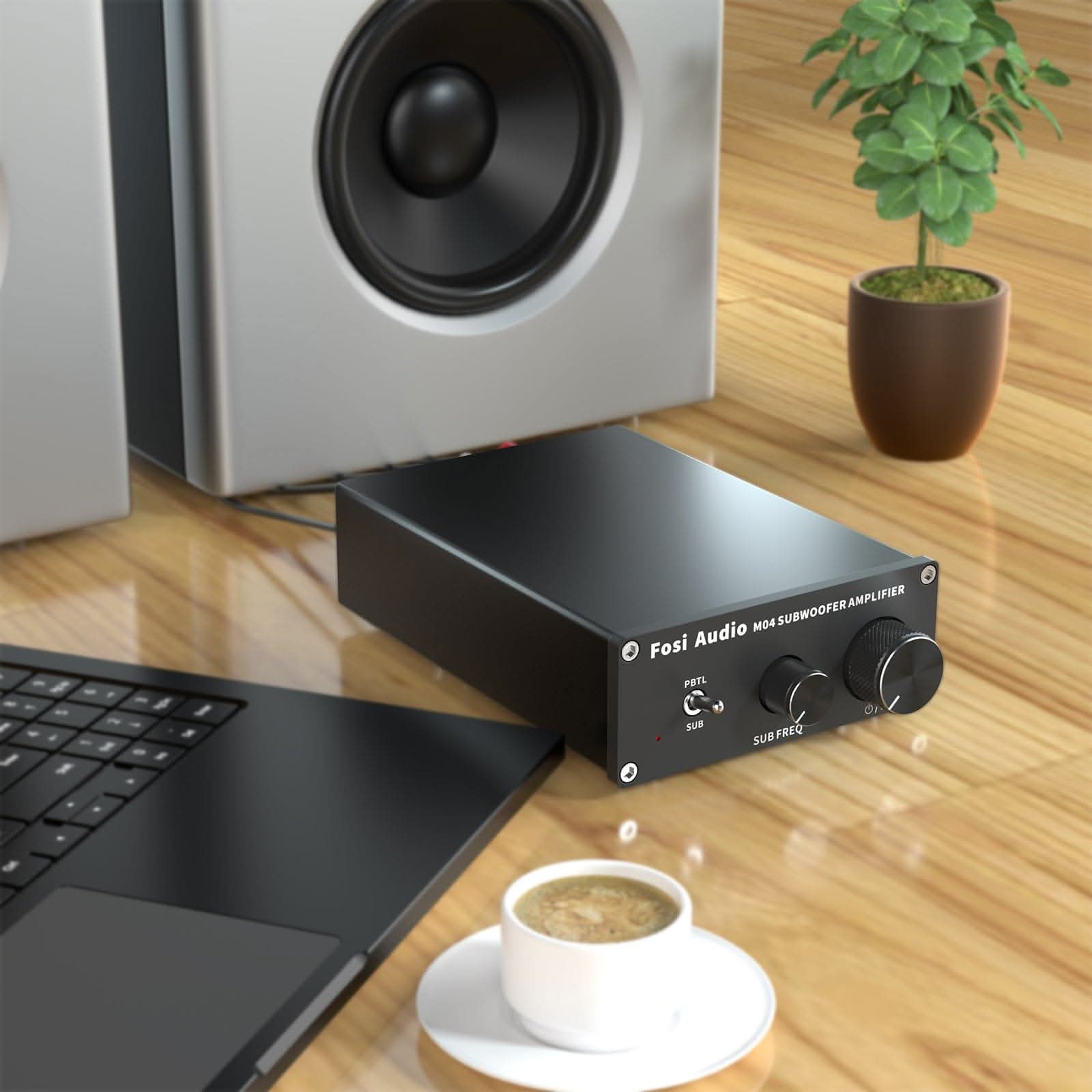 Fosi Audio Mono Amplifier Subwoofer Amp 100W With Bass Power Amplifier For Home Passive Speaker