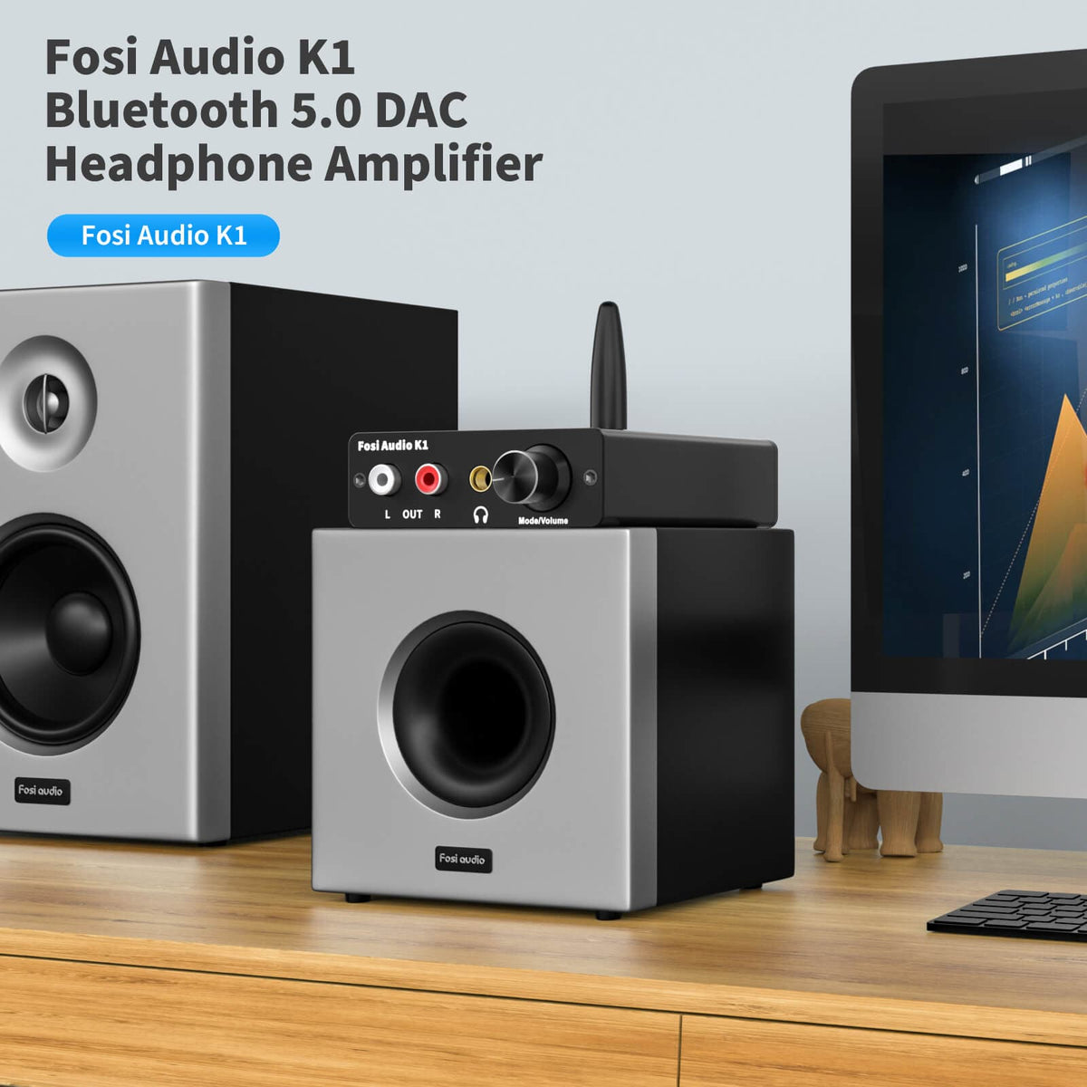 Fosi Audio LC30 VU Meter Amplifier/Speaker Selector by Fosi Technology —  Kickstarter