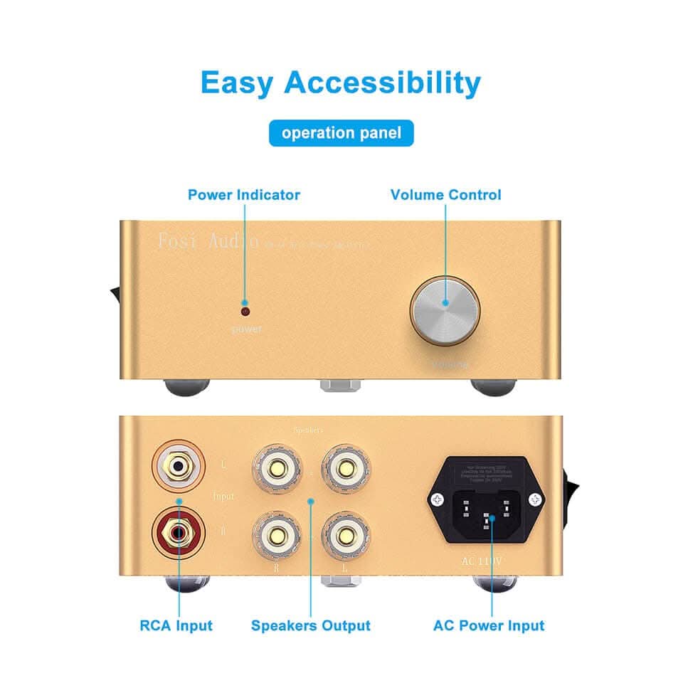 Fosi Audio HD-A1 Hi-Fi Home Class AB Power Amplifier