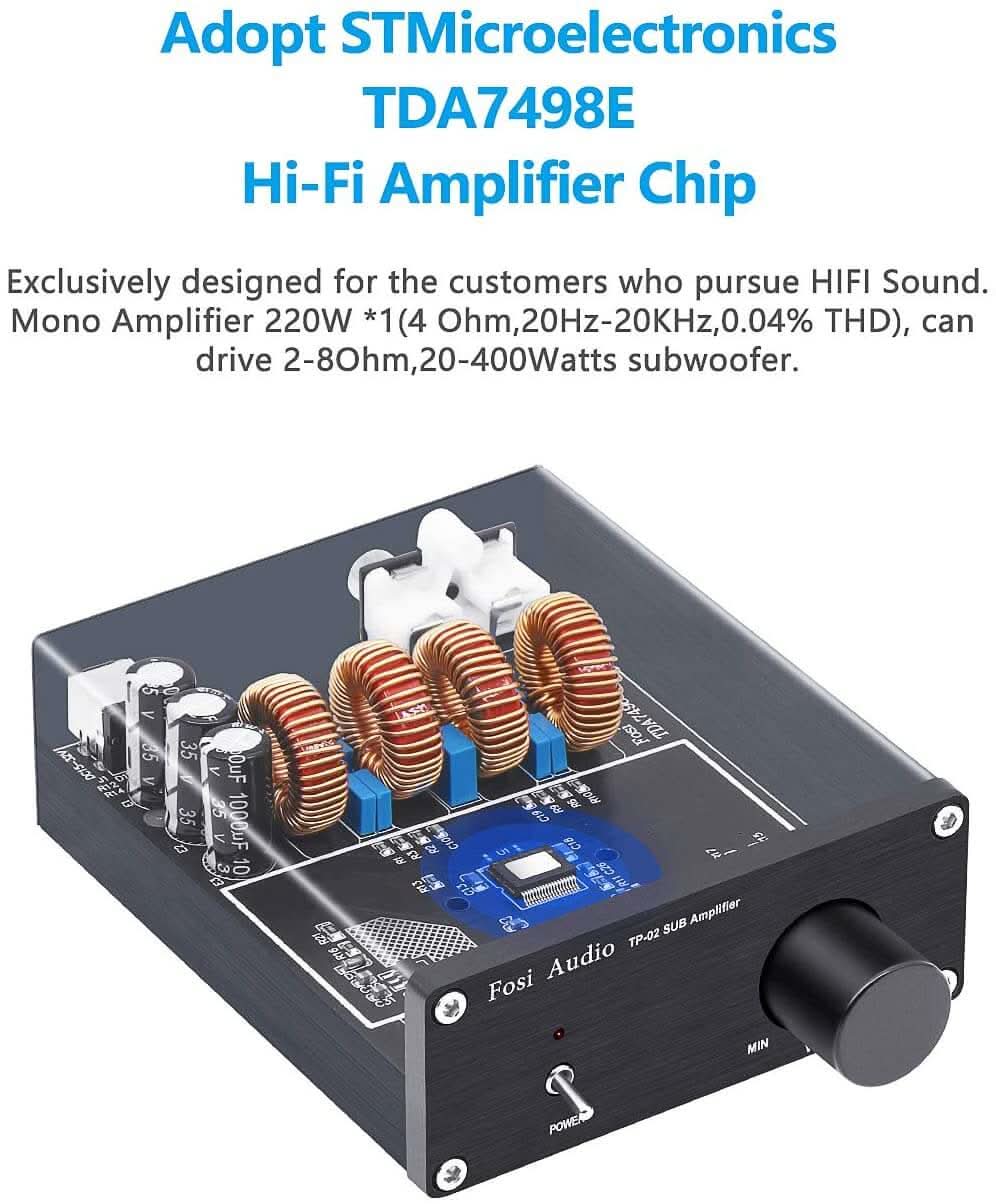 Fosi Audio TP-02 Subwoofer Amplifier