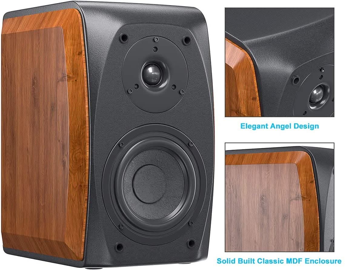 Fosi Audio DK560-N Bookshelf Speakers
