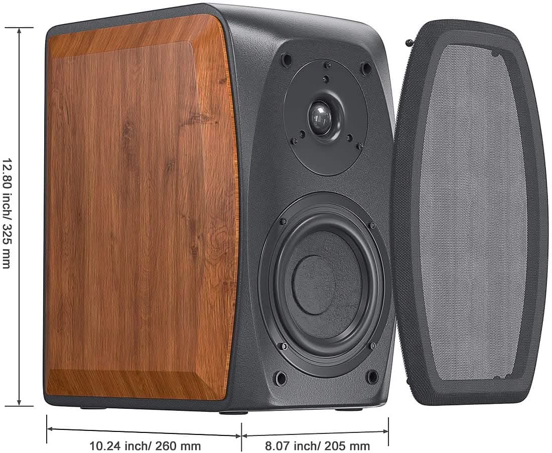 Fosi Audio DK560-N Bookshelf Speakers