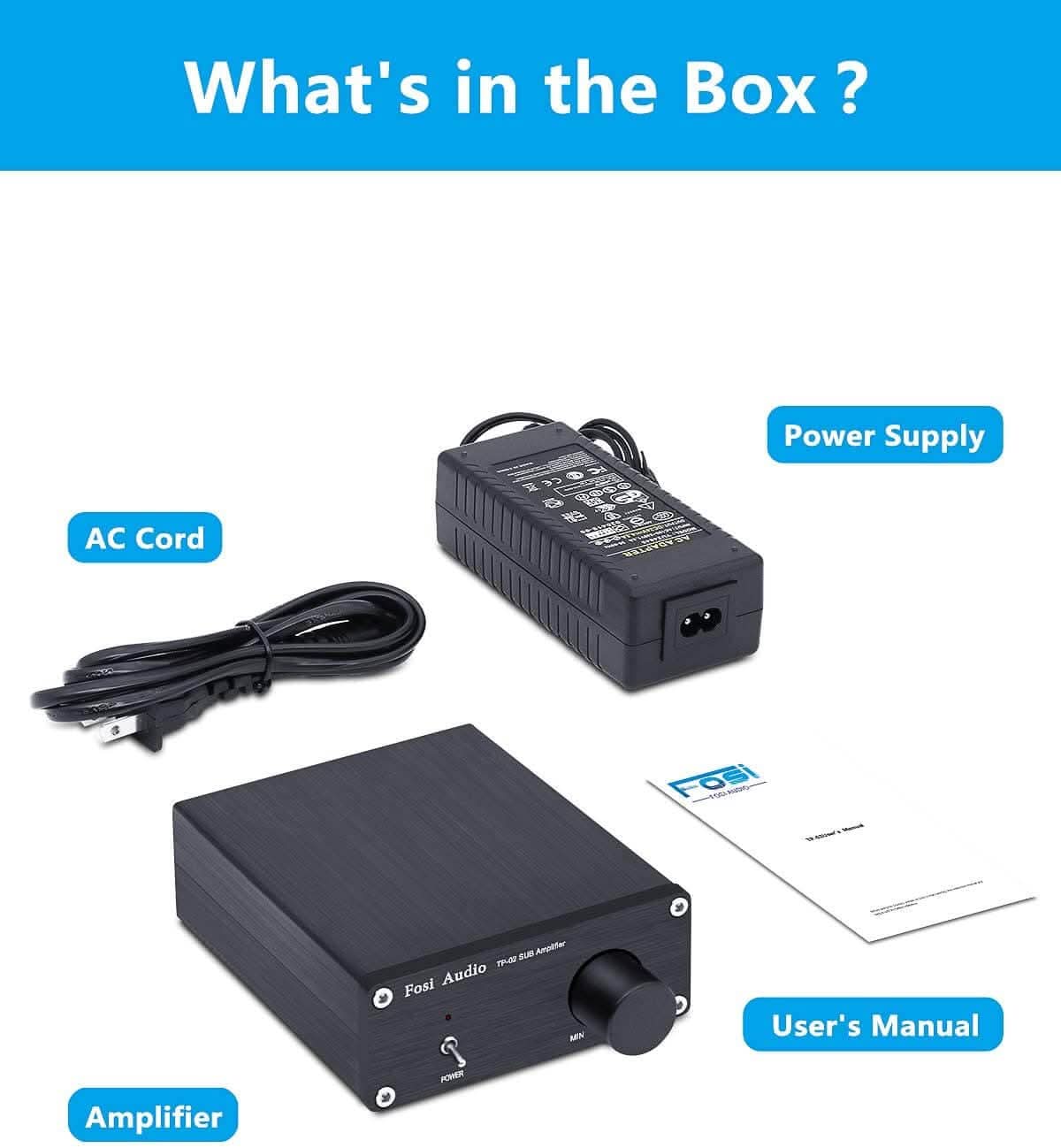 Fosi Audio TP-02 Subwoofer Amplifier