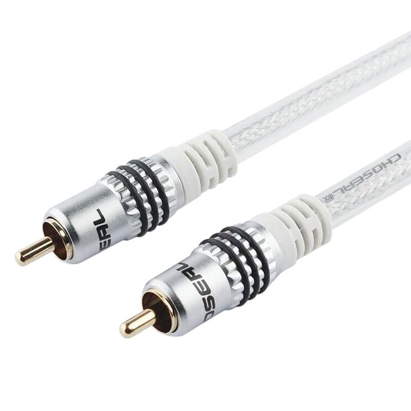 Audio Video Cable RCA to 3.5mm Digital Coaxial Cable for Amplifier Speaker