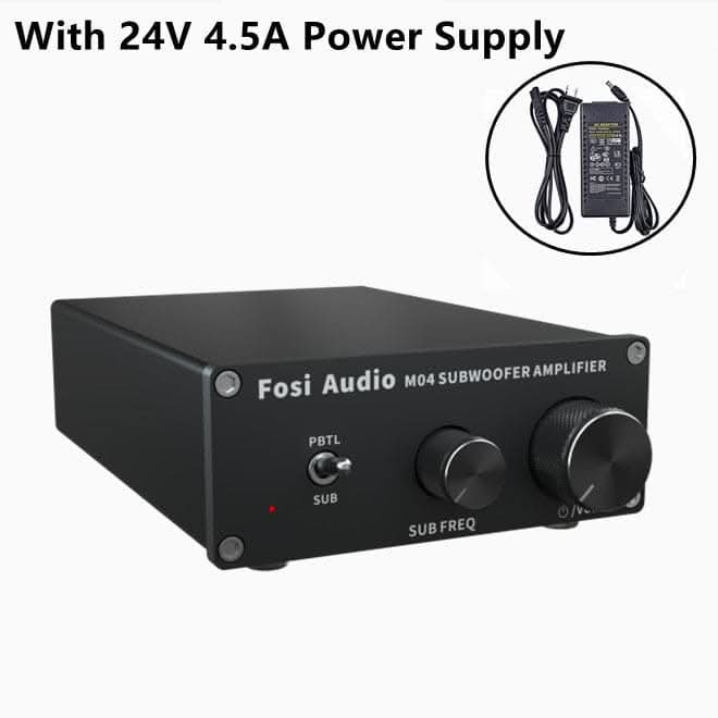 Fosi Audio Mono Amplifier Subwoofer Amp 100W With Bass Power Amplifier For Home Passive Speaker