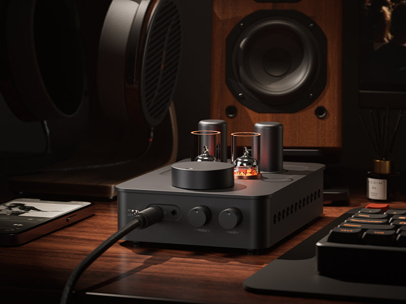 Discover the Fosi Audio GR70: A Class-A Tube Headphone Amplifier & Preamp