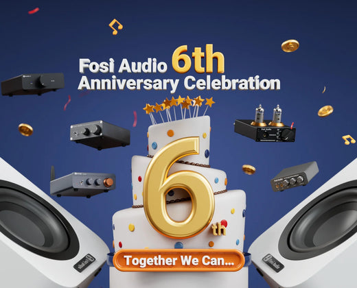 Fosi Audio V3 Hi-Fi Stereo Audio Amplifier - AV World - Auckland HiFi Store