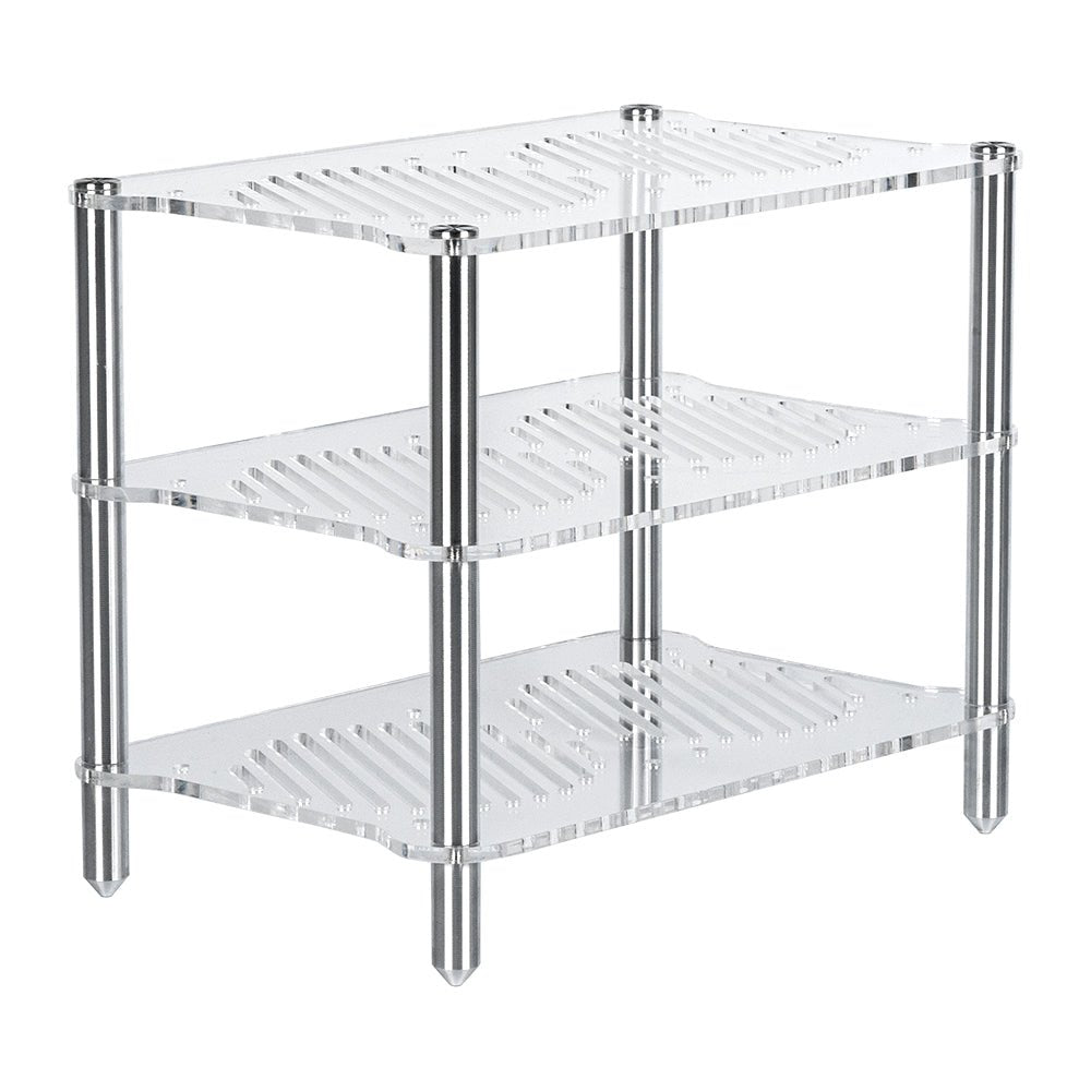 Fosi Audio Audio Component Rack Acrylic 3 - Layer Rack Aluminium Holders for HiFi Audio Equipment Amplifier - Fosi Audio