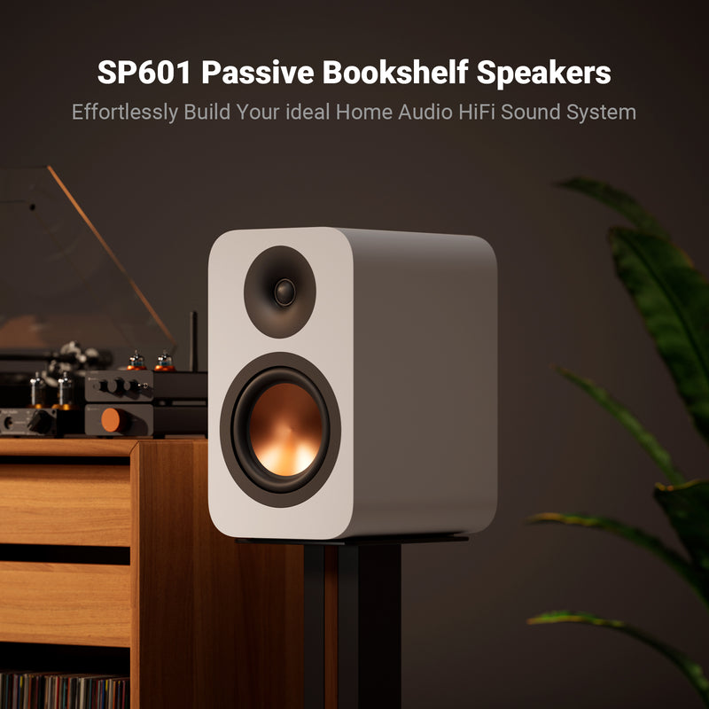 Fosi Audio SP601 Orange Version Passive Bookshelf Speakers - Fosi Audio
