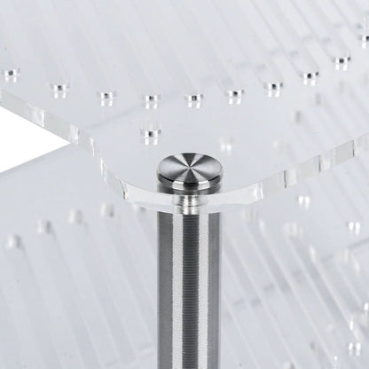 Fosi Audio Audio Component Rack Acrylic 3 - Layer Rack Aluminium Holders for HiFi Audio Equipment Amplifier - Fosi Audio