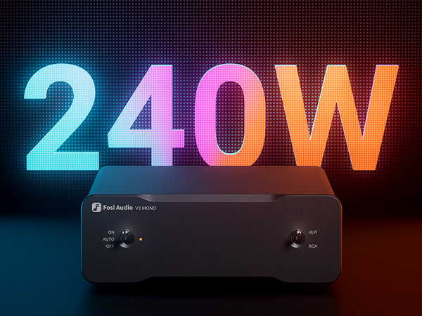 【再値下げ】Fosi Audio V3 Mono パワーアンプx2 Fosi Audio V3 Mono Power Amplifier