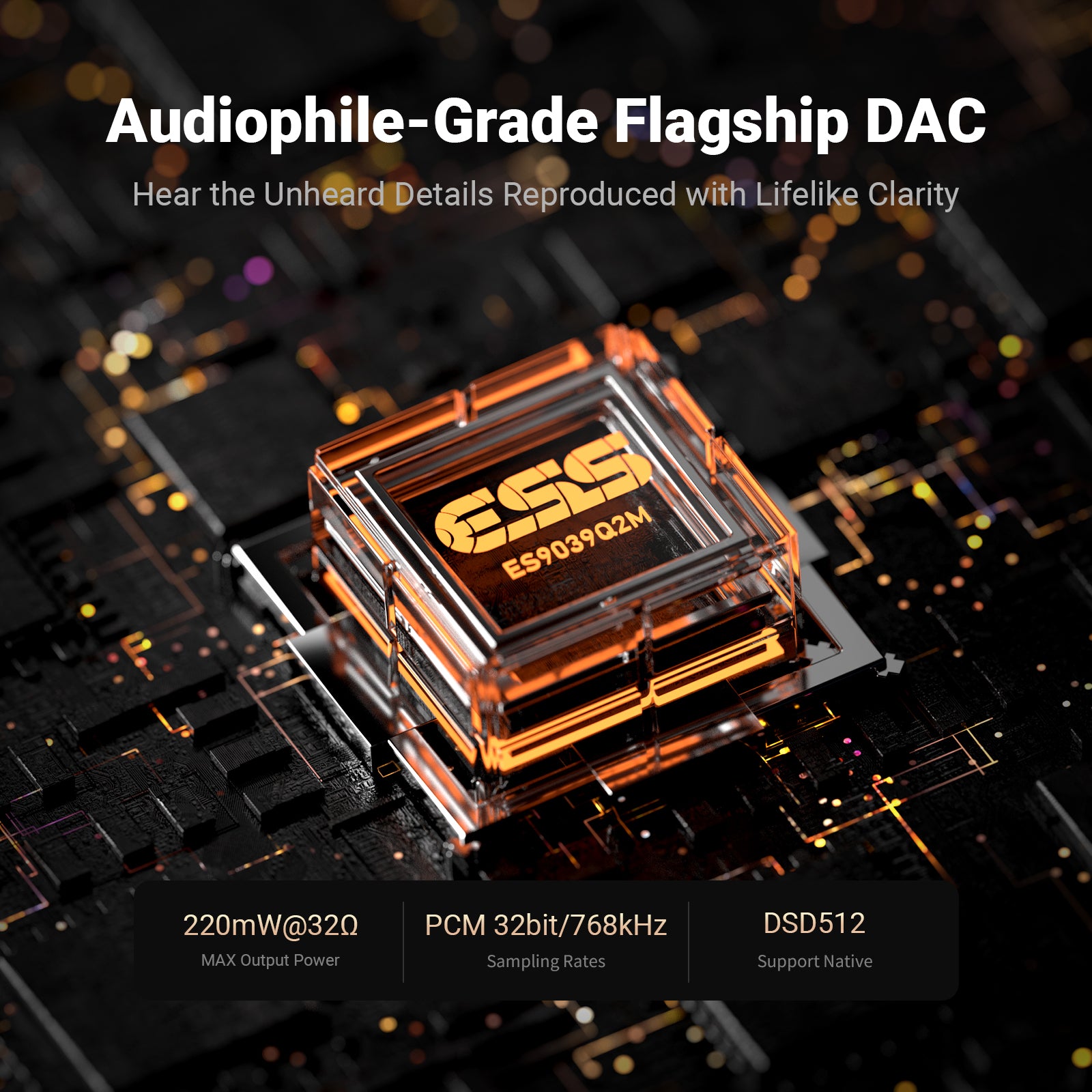 Fosi Audio DS3 Portable Dac Headphone Amp