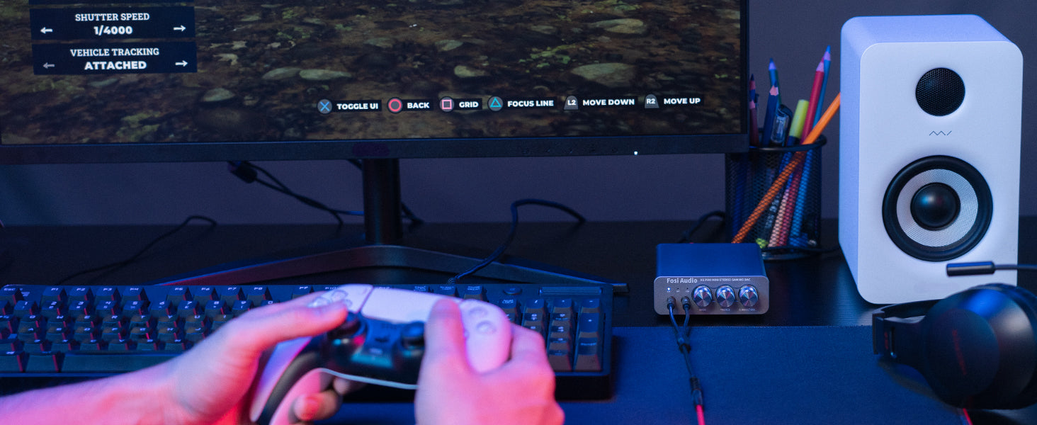 Fosi Audio K5 PRO mini headphone amplifier Stereo Gaming DAC Fosi Audio K5 PRO mini headphone amplifier Stereo Gaming DAC