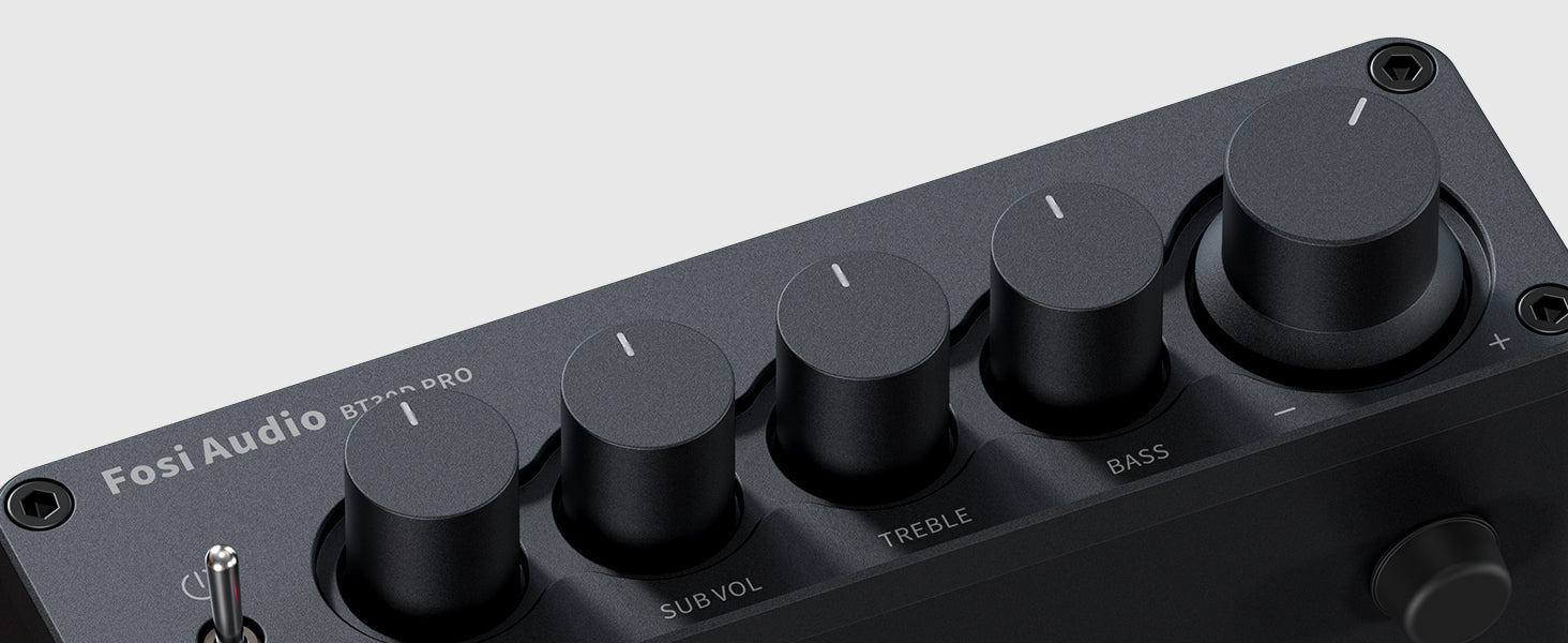 Fosi Audio BT30D PRO 165Wx2 2.1 CH Bluetooth 5.0 Power Amp